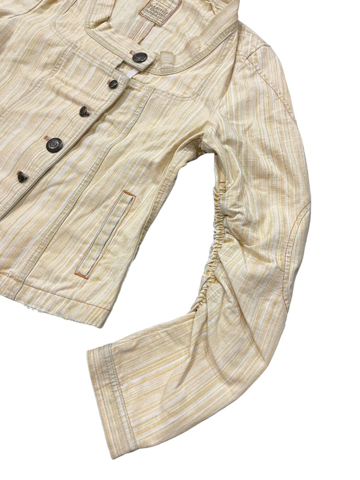 Beauty Beast × Marithe + Francois Girbaud × Seditionaries Vtg 90s Marithe Francois Girbaud Western Yoke Crop Jacket Size M / US 6-8 / IT 42-44 - 4 Thumbnail