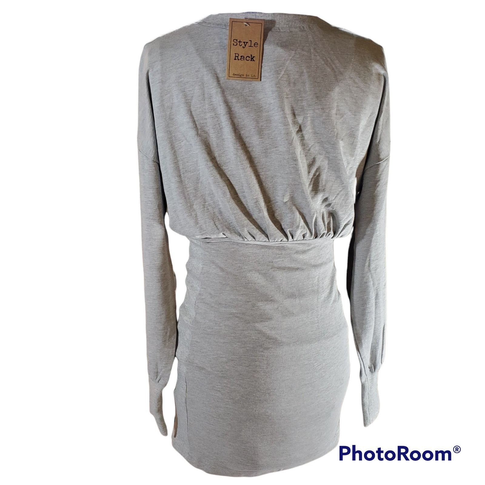 Other Style Rack | Light Grey Mini Dress | Size Small Size S / US 4 / IT 40 - 3 Thumbnail