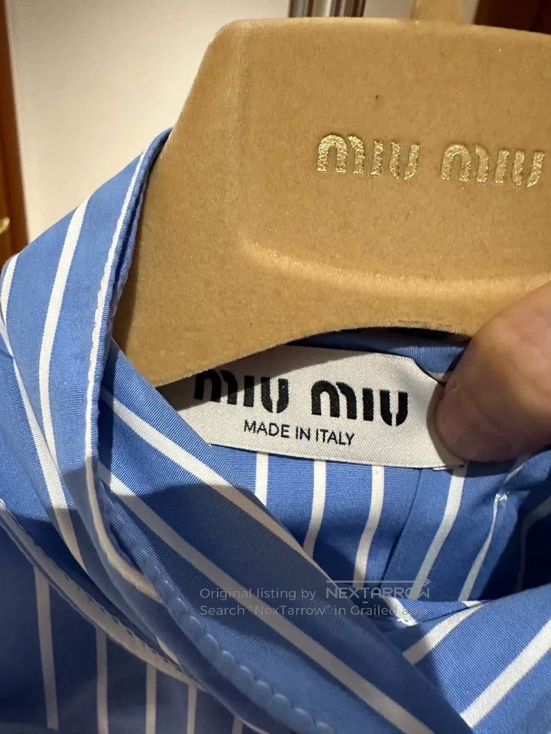 Miu Miu Miu Miu 40 shirt Size L / US 10 / IT 46 - 6 Thumbnail