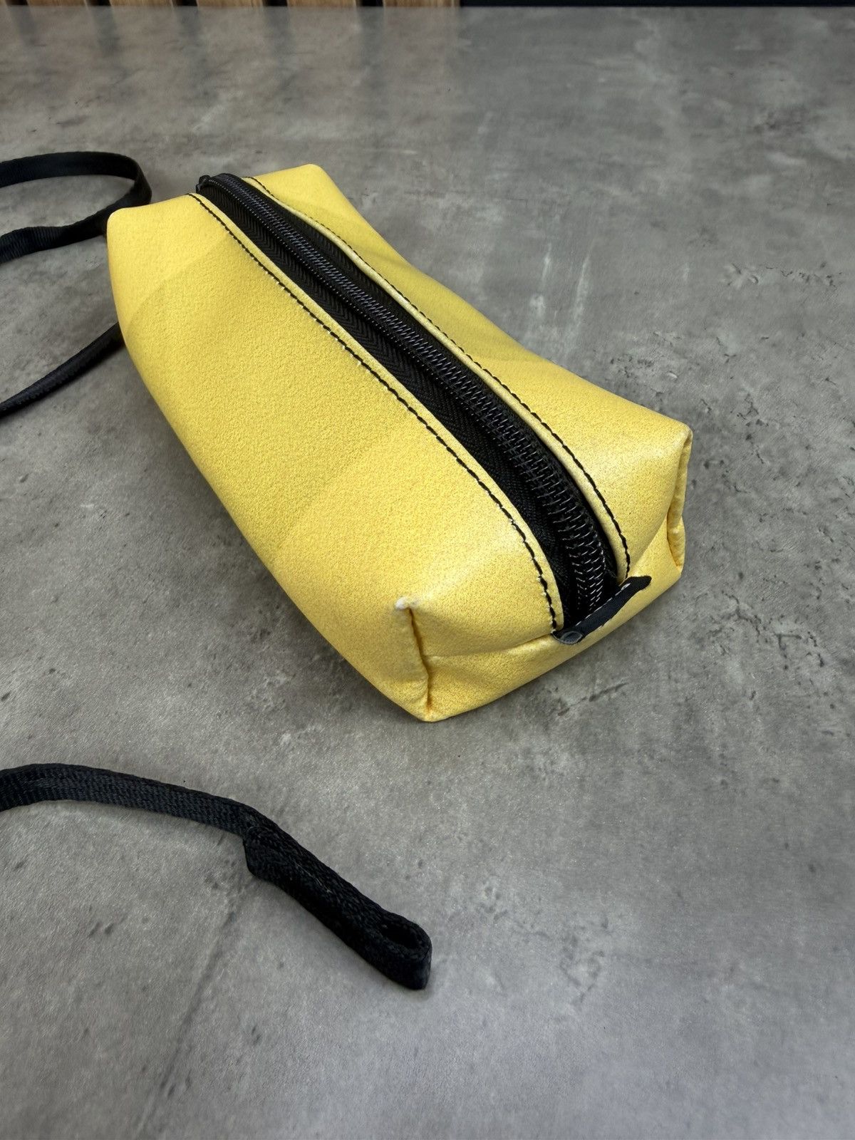 Freitag FREITAG Small Crossbody Pouch Yellow Recycled Tarp Mini Bag Size ONE SIZE - 8 Thumbnail