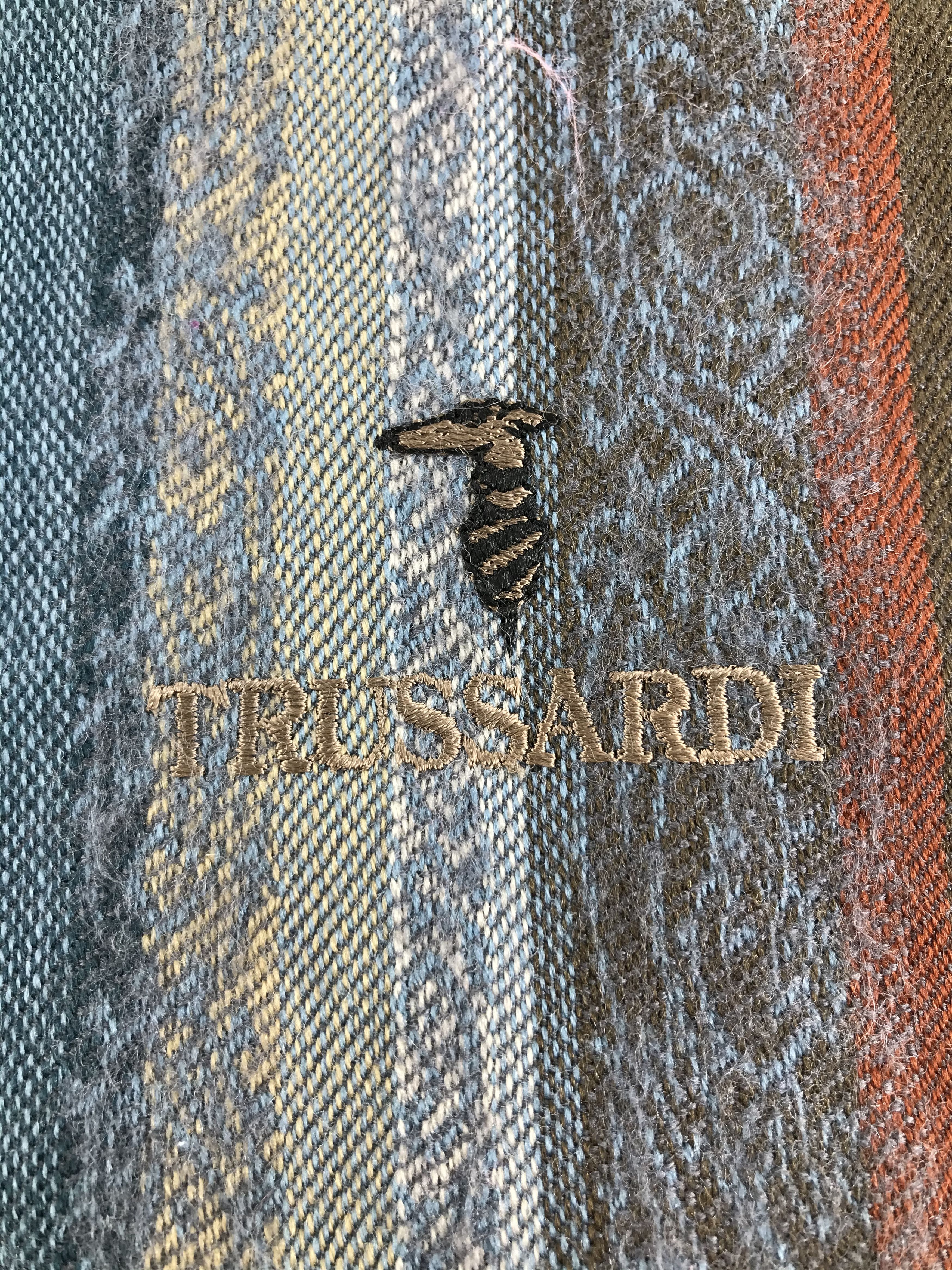 Trussardi Trussardi Wool Scarf Muffler V143 Size ONE SIZE - 4 Thumbnail