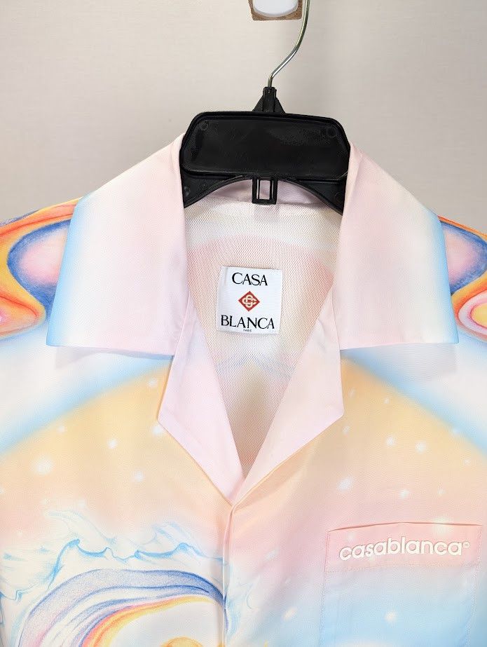Casablanca o1rshd1 DUP / Printed Swim Open Collar Shirt in Multicolor Size US L / EU 52-54 / 3 - 7 Thumbnail