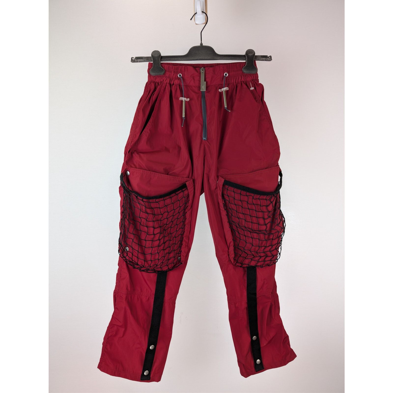 A-COLD-WALL* o1rshd1 Netted Cargo Zip Pants in Red Size US 30 / EU 46 - 2 Thumbnail