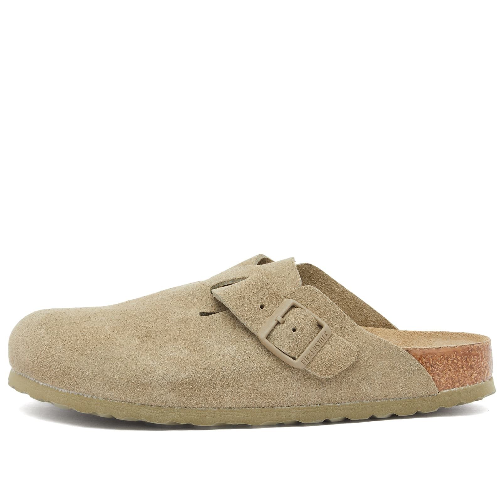 Birkenstock BIRKENSTOCK BOSTON SUEDE FADED KHAKI 1025788 US 8 EU 41 Size US 8 / EU 41 - 2 Thumbnail