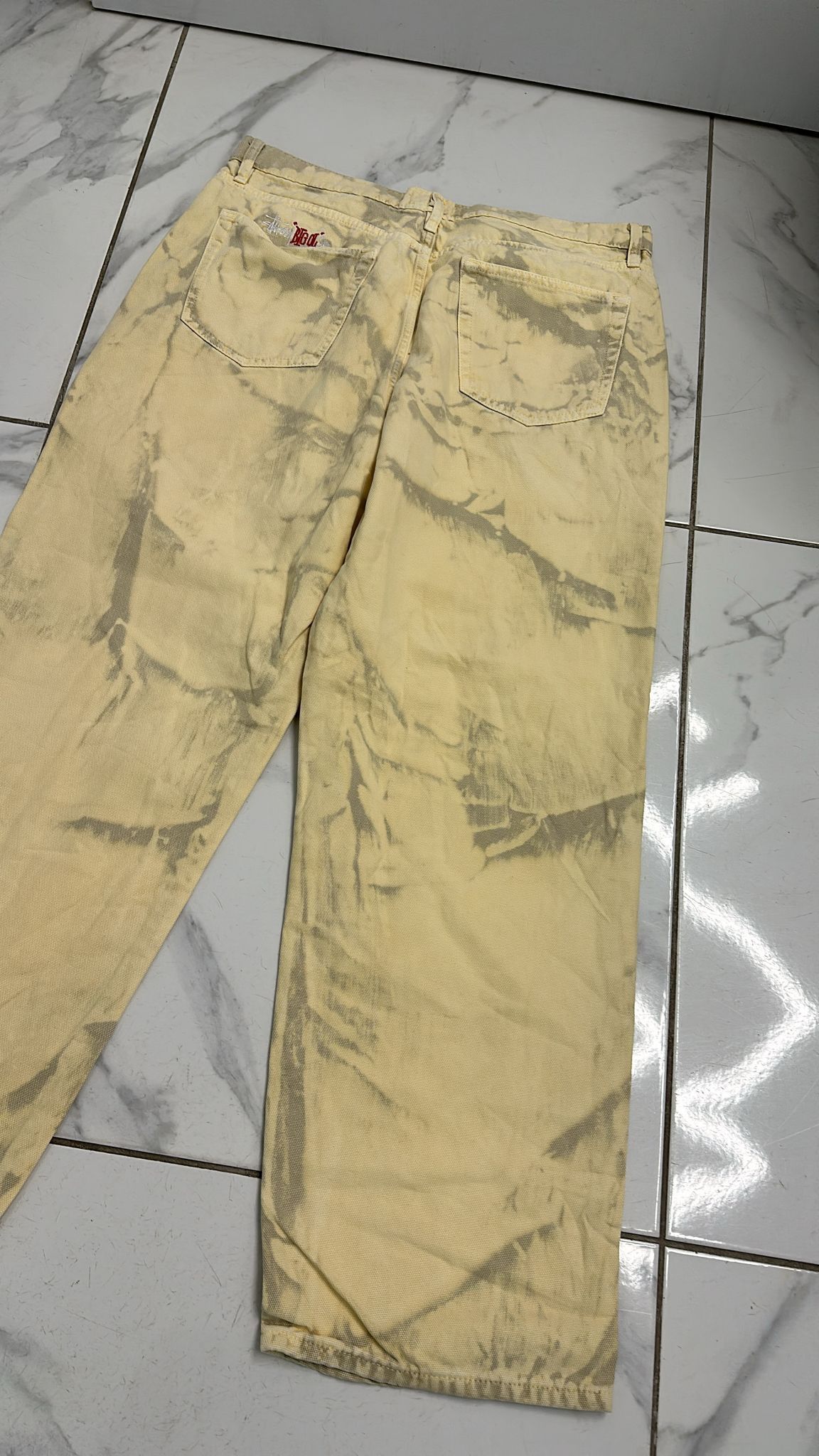 Stussy × Vintage Stussy Big Ol’ Jeans Distressed Canvas Size 34 Size US 34 / EU 50 - 6 Thumbnail