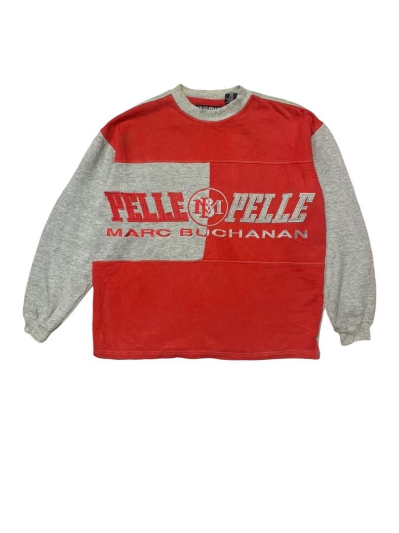 Marc Buchanan Vintage Pelle Pelle Marc Buchanan sweatshirt Size US L / EU 52-54 / 3 - 1 Thumbnail