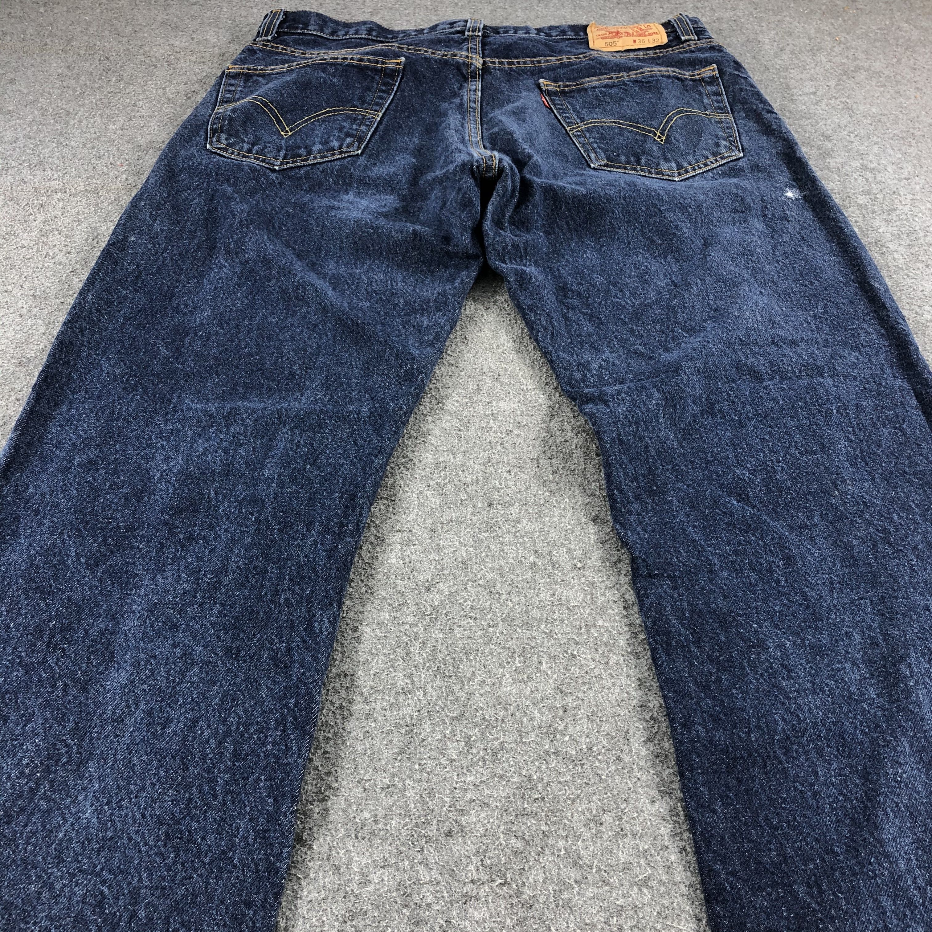 Levi's Vintage Distress Levis 505 Jeans- J1310 Size US 37 - 4 Thumbnail