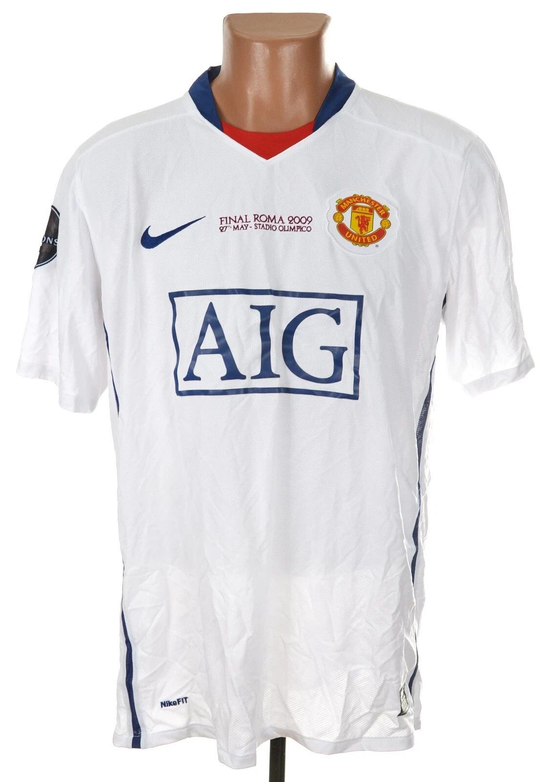 Nike MANCHESTER UNITED 2008 FOOTBALL SHIRT 18 SCHOLES L Size US L / EU 52-54 / 3 - 2 Thumbnail