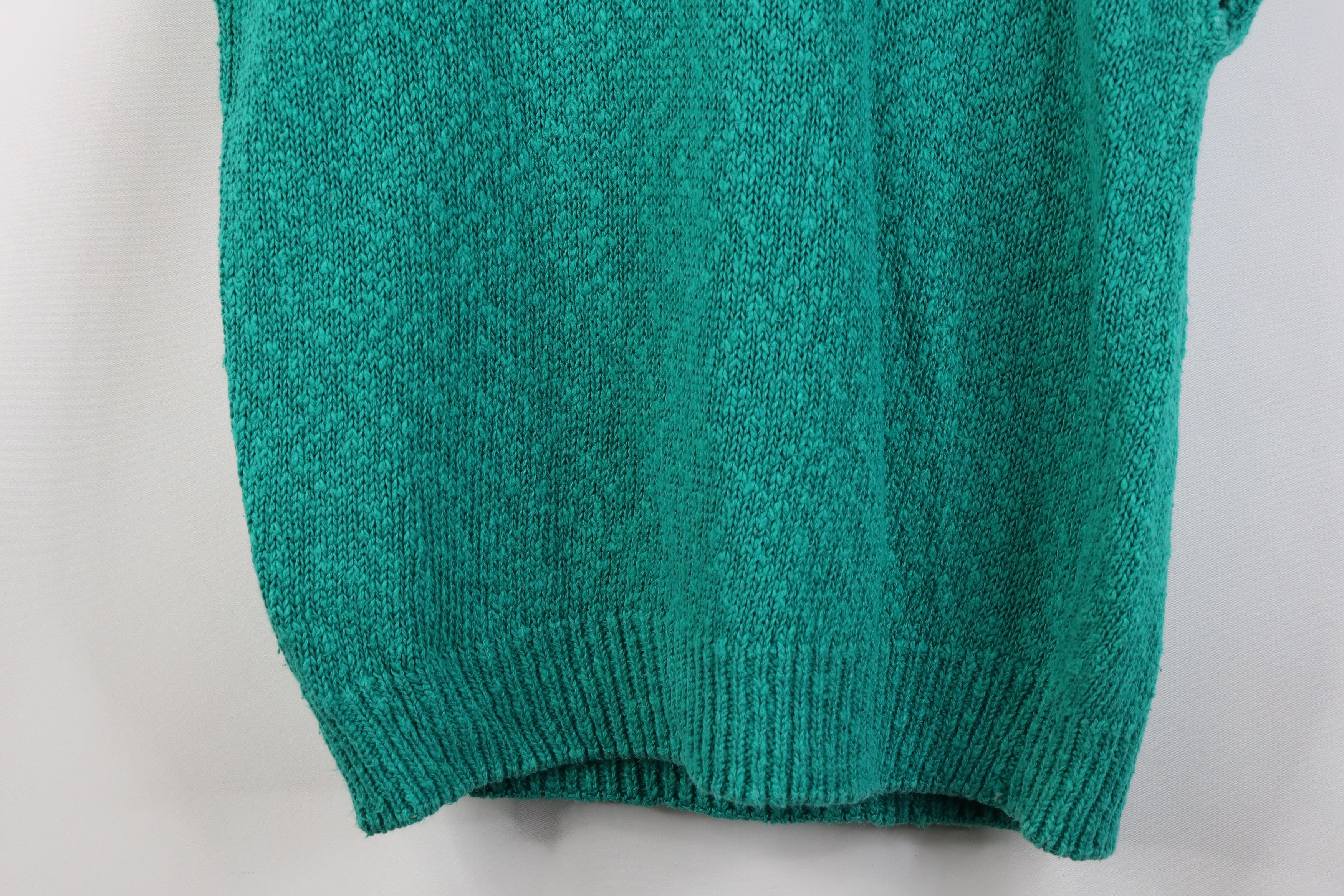 Vintage Vintage 80s 90s Streetwear Flower Dolman Sleeve Knit Sweater Size XXL / US 16-18 / IT 52-54 - 10 Thumbnail