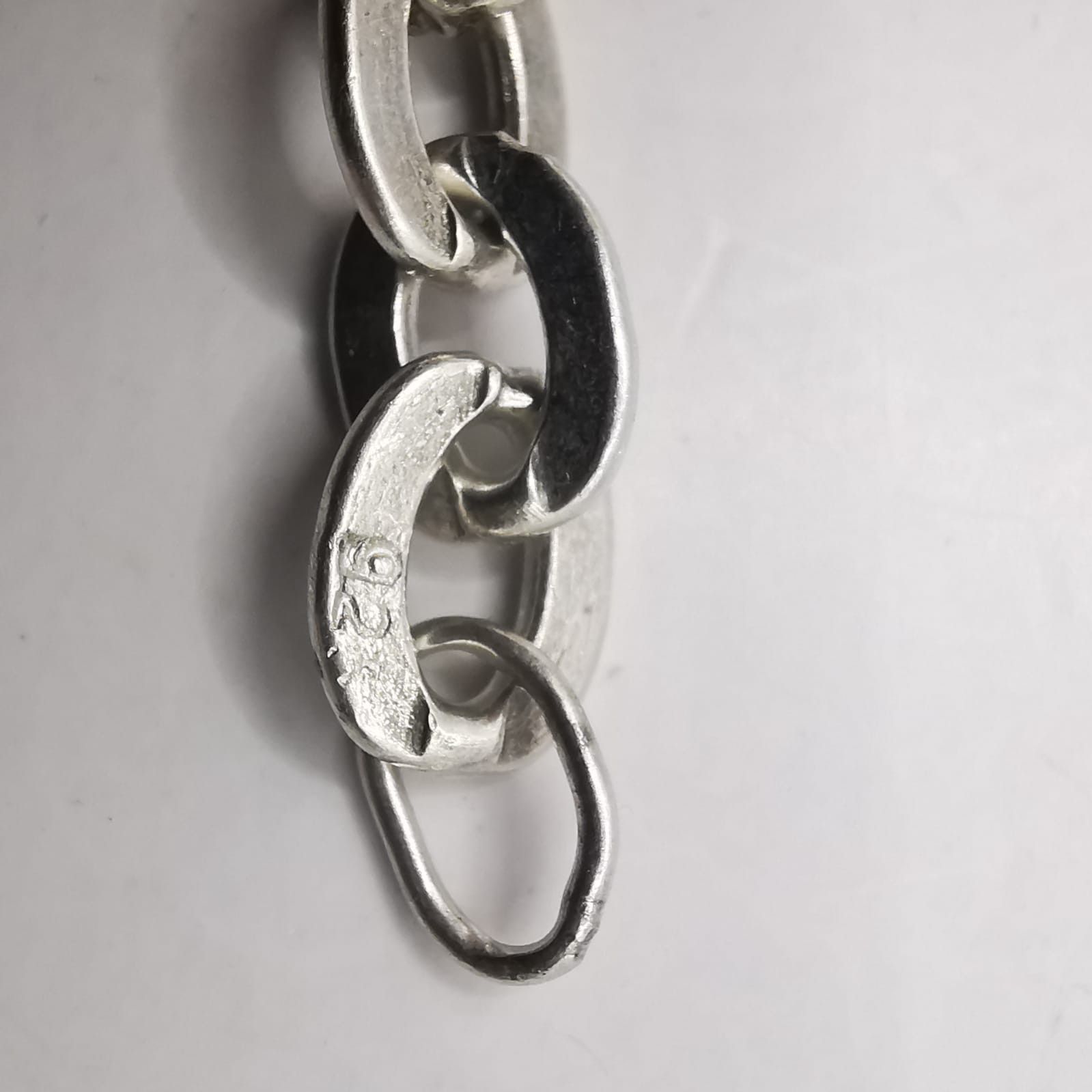 Sterling Silver Vintage Jewelry Chain, 925 Sterling Silver, Signed 30.15g Size ONE SIZE - 6 Thumbnail