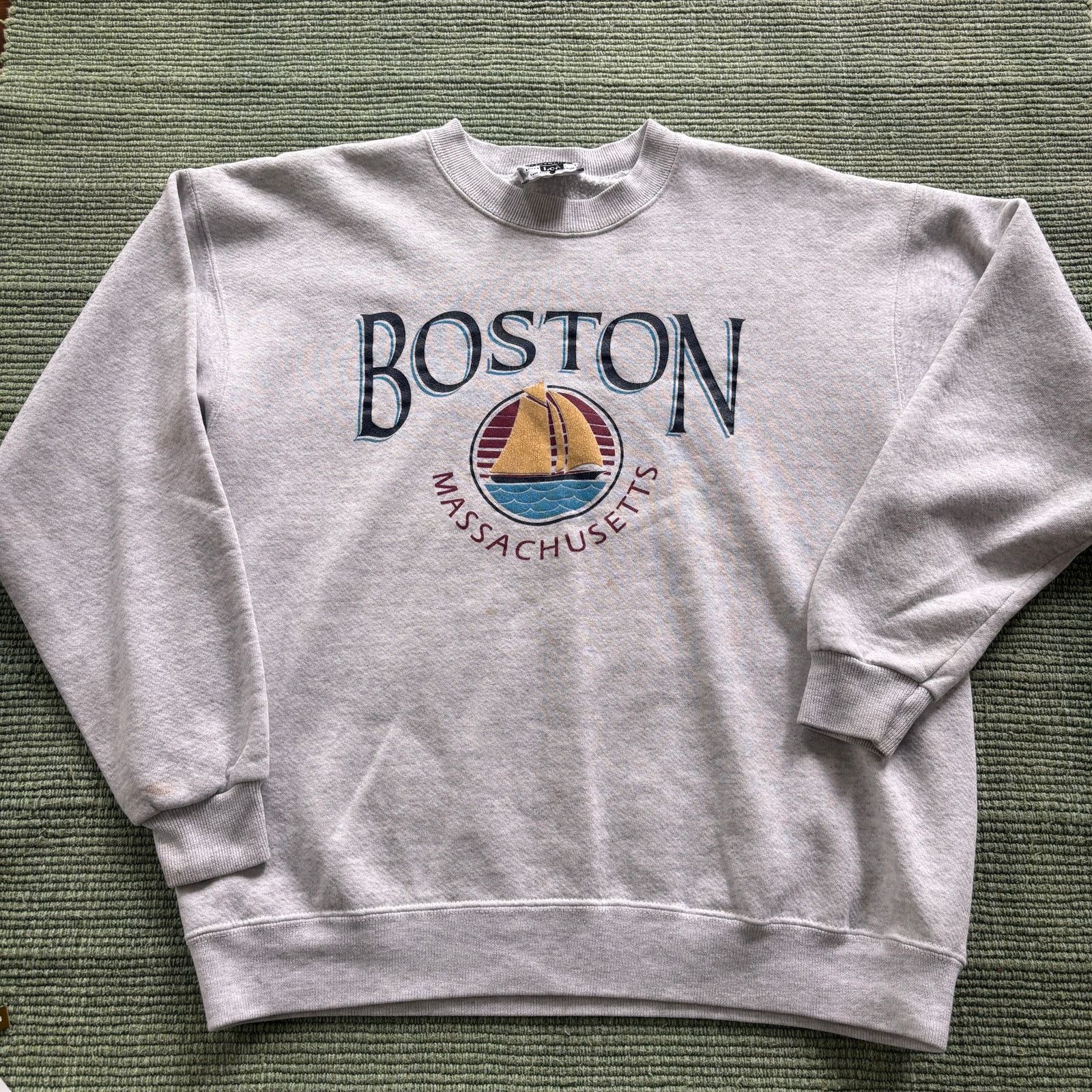 Lee × Vintage Vintage 1990s Boston massachusetts sweatshirt size large Size US L / EU 52-54 / 3 - 1 Thumbnail