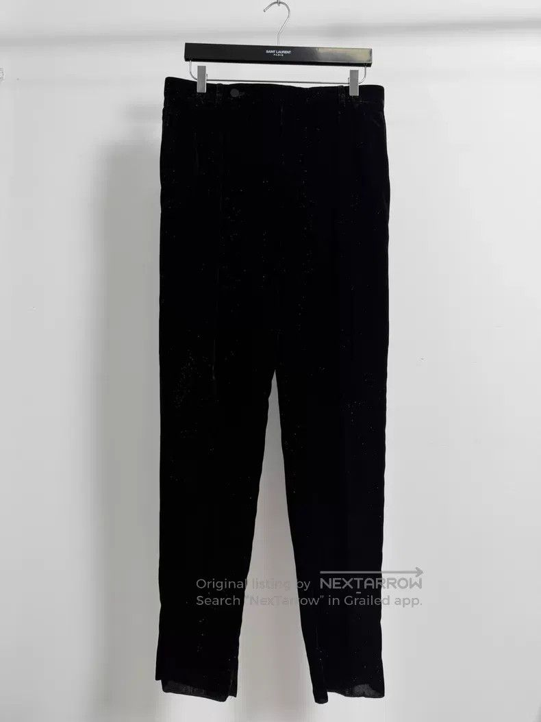 Saint Laurent Paris Saint Laurent Paris Black Stardust Sparkle Fleece Straight Size US 32 / EU 48 - 1 Thumbnail