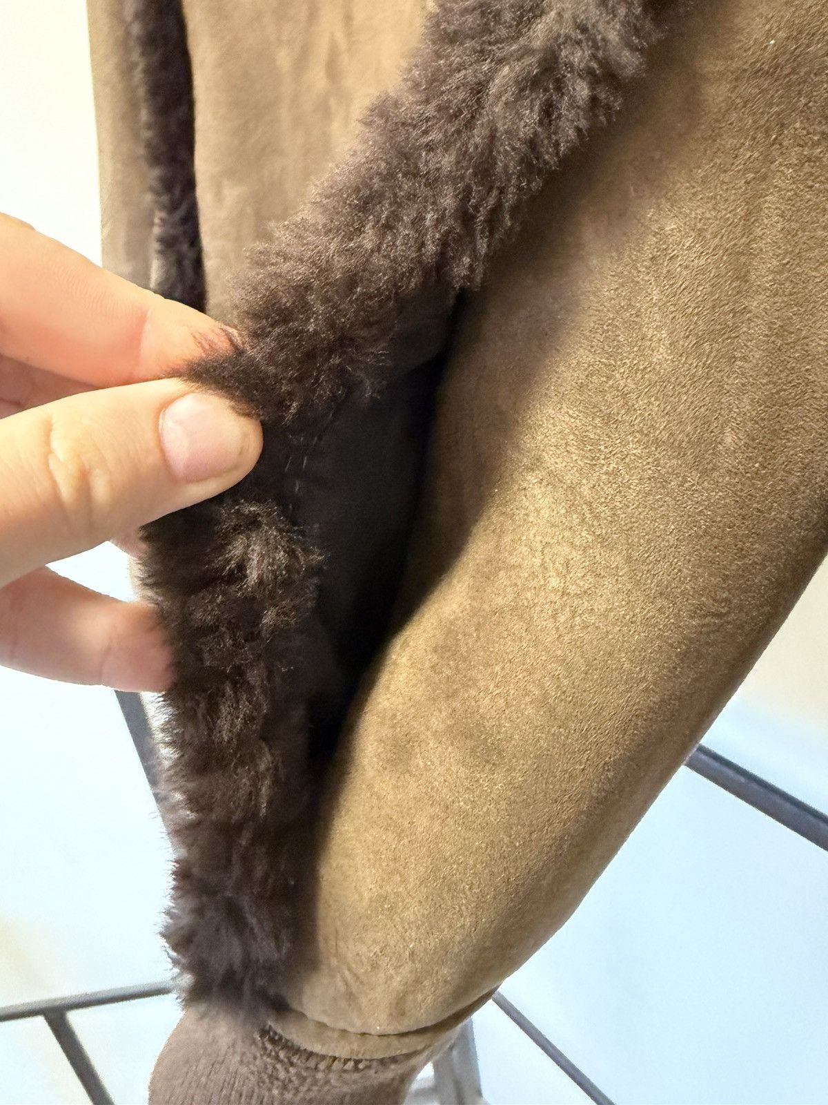 Celine × Hedi Slimane UNRELEASED - FW20 Brown Shearling Jacket Size US S / EU 44-46 / 1 - 15 Thumbnail