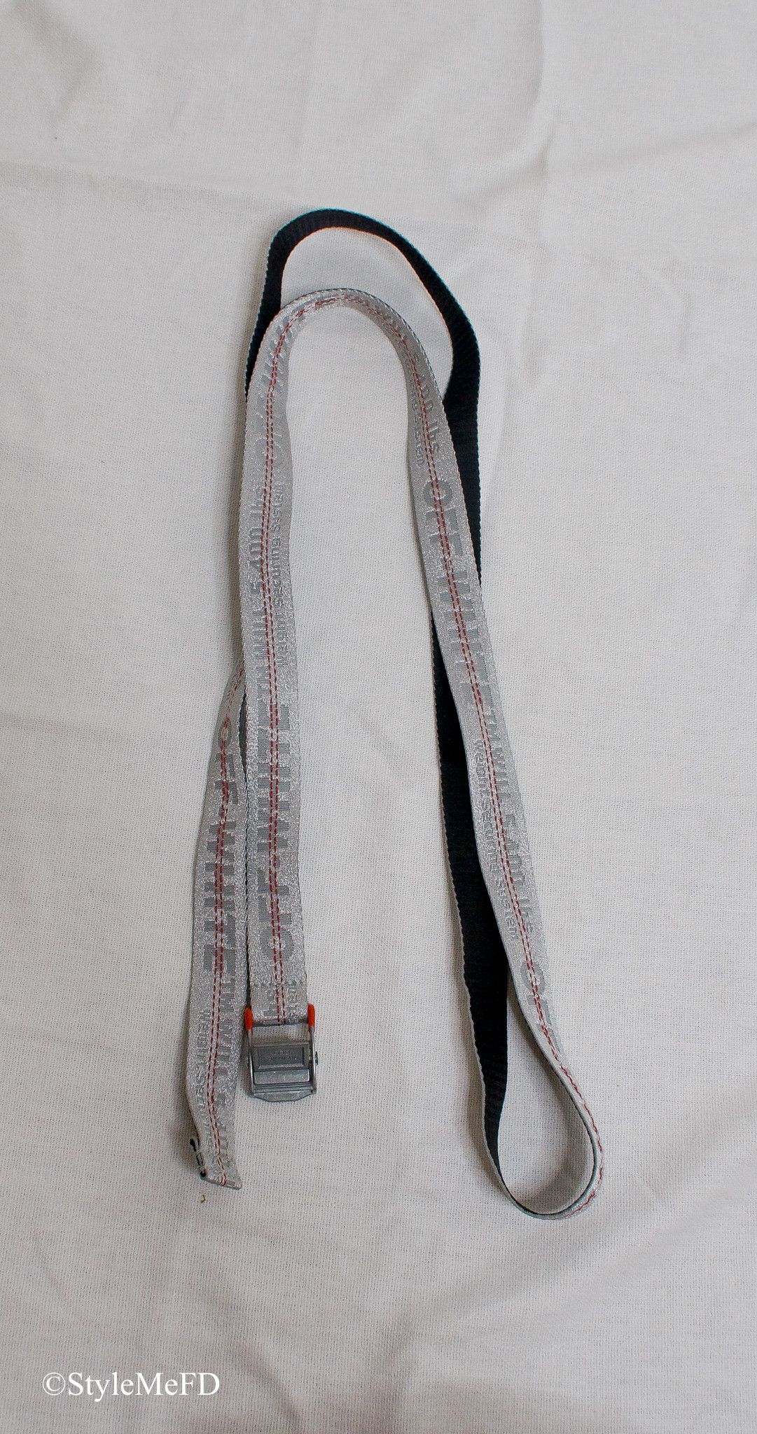 image of Off White Off-White - Silver Classic Industrial Belt - One Size, Women's