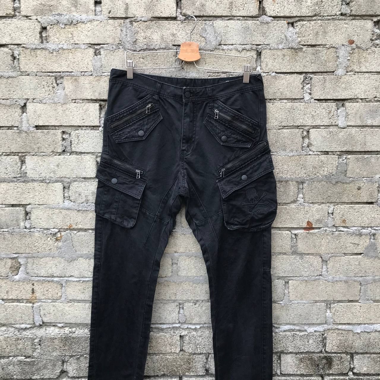 Mastermind Japan × Roen × semanticdesign RARE ROEN X SEMANTIC MASTERMIND SKULL FADED BLACK CARGO Size US 31 - 7 Thumbnail