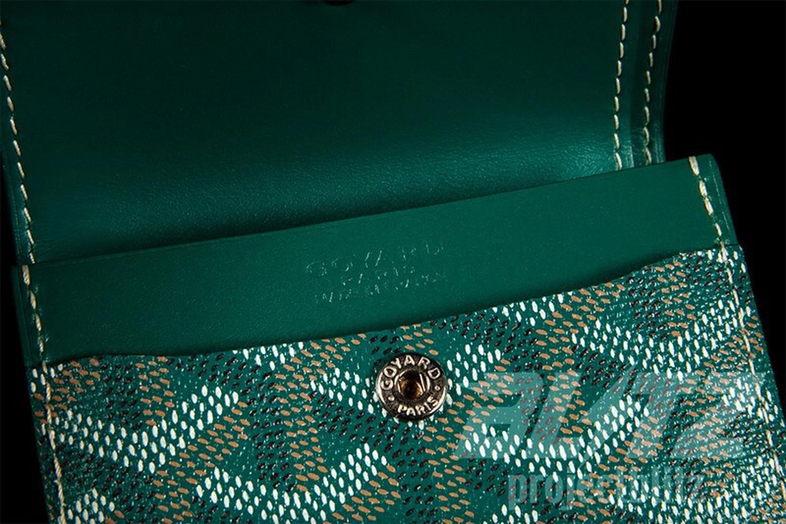 Goyard MAISON GOYARD MONNAIE MARIGNY CARD COIN WALLET GREEN Size ONE SIZE - 1 Thumbnail