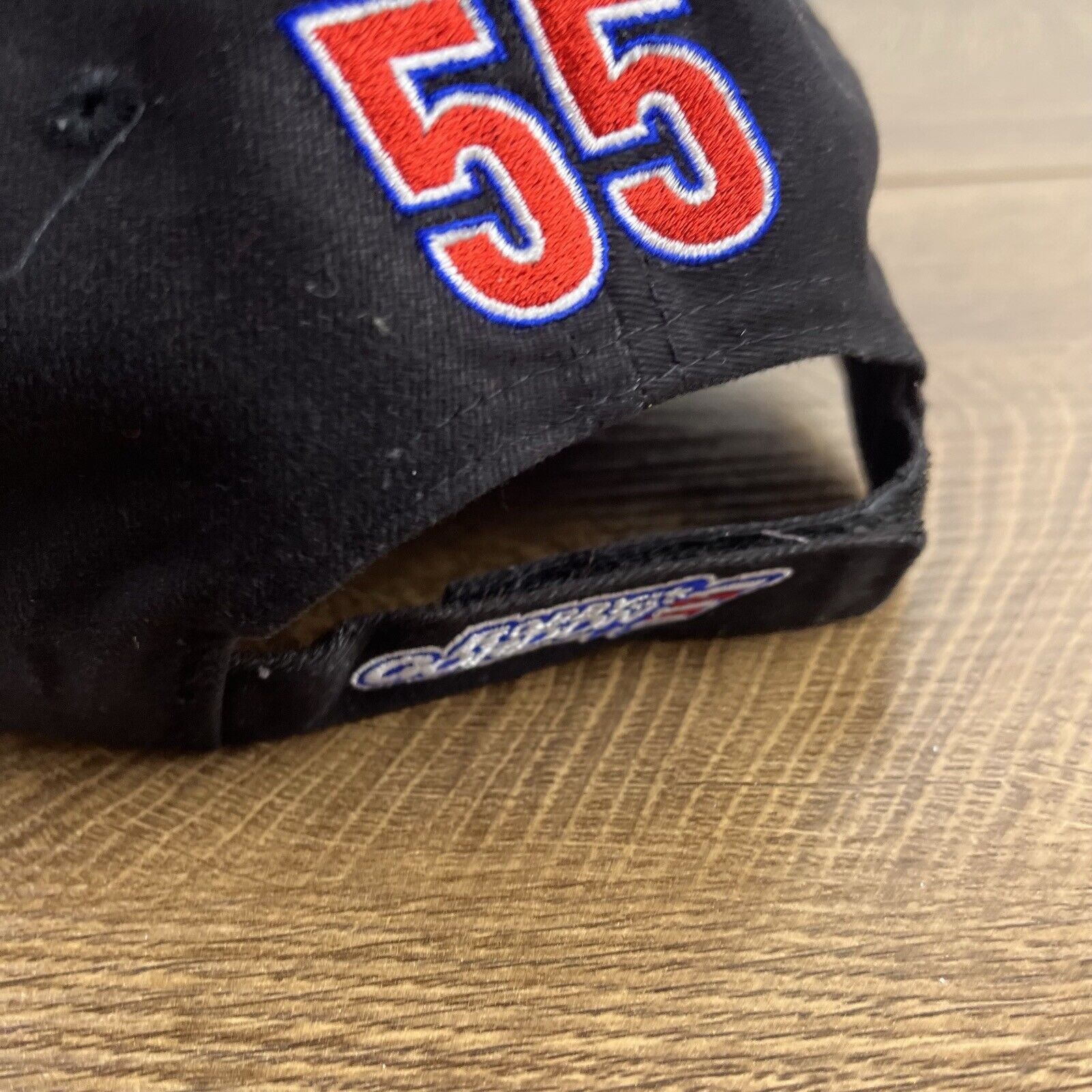 Other Fruit of the Loom Racing 55 Hat Black Cap Hat Adjustable Hat Size ONE SIZE - 8 Thumbnail