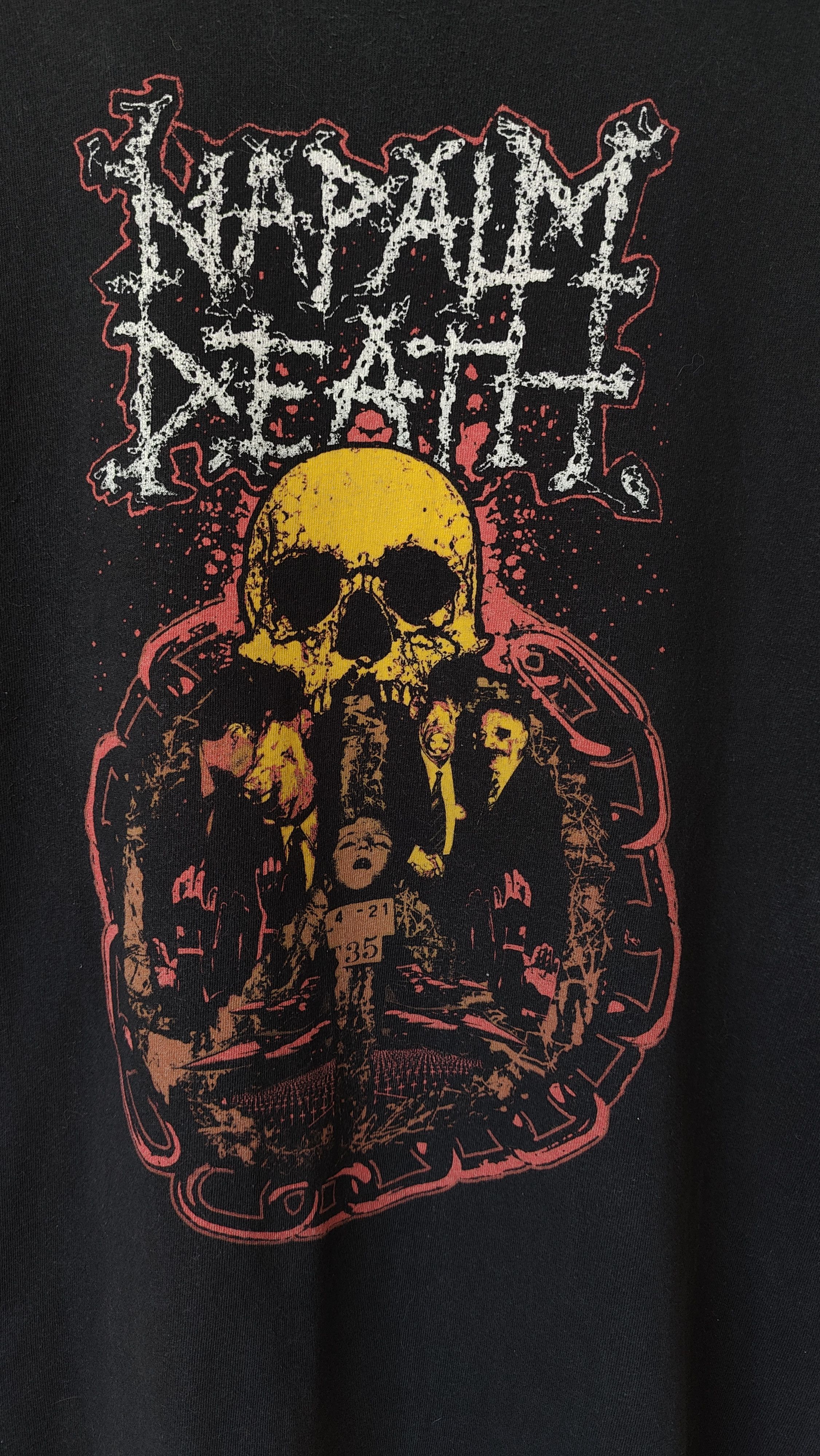 Band Tees Napalm Death VTG 00s Vintage Official Tshirt Size US L / EU 52-54 / 3 - 3 Thumbnail