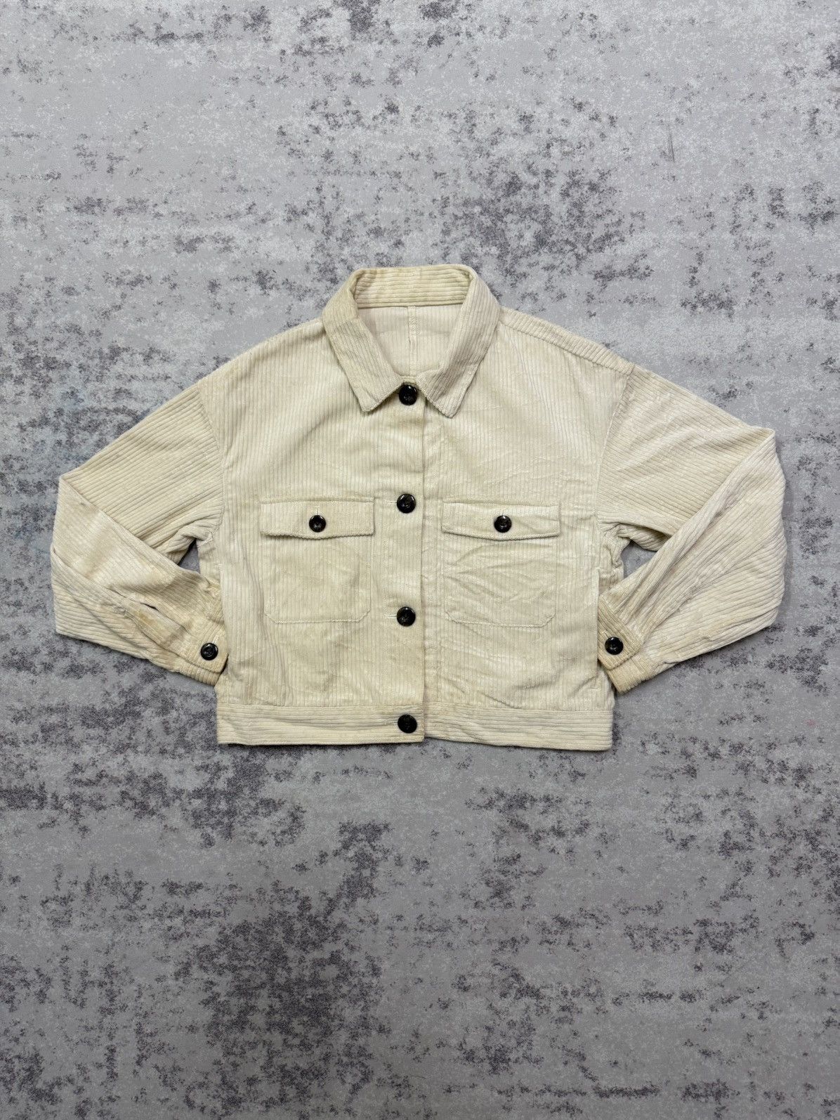 GU Gu button up croped top cudroy jacket Size S / US 4 / IT 40 - 3 Thumbnail
