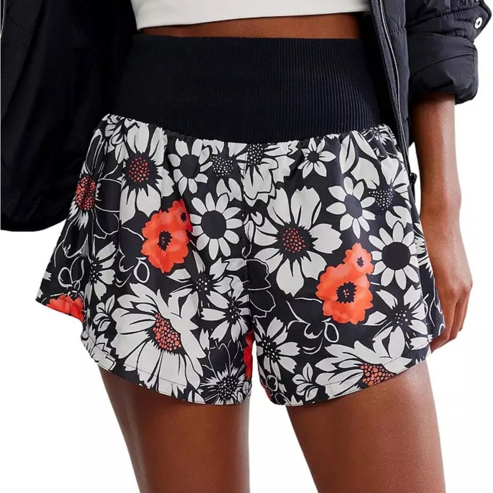 Free People Free People Movement NWT CarpeDiem Shorts Womens Large Daisy Size 34" / US 12 / IT 48 - 1 Thumbnail