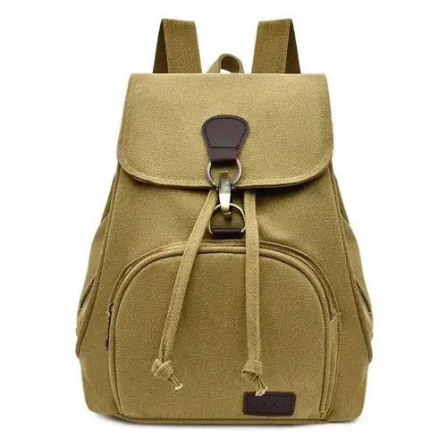 Japanese Brand Unisex Vintage Canvas Backpack Size ONE SIZE - 3 Thumbnail