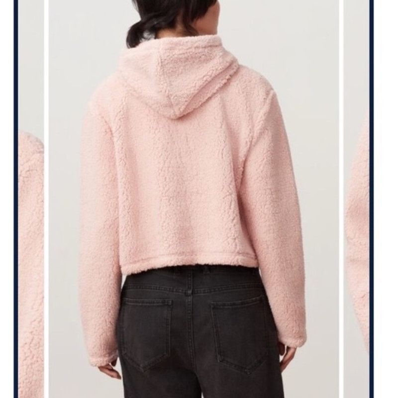 Fila FILA Pink Sherpa Pullover Women’s Hoodie Size L Size L / US 10 / IT 46 - 9 Thumbnail