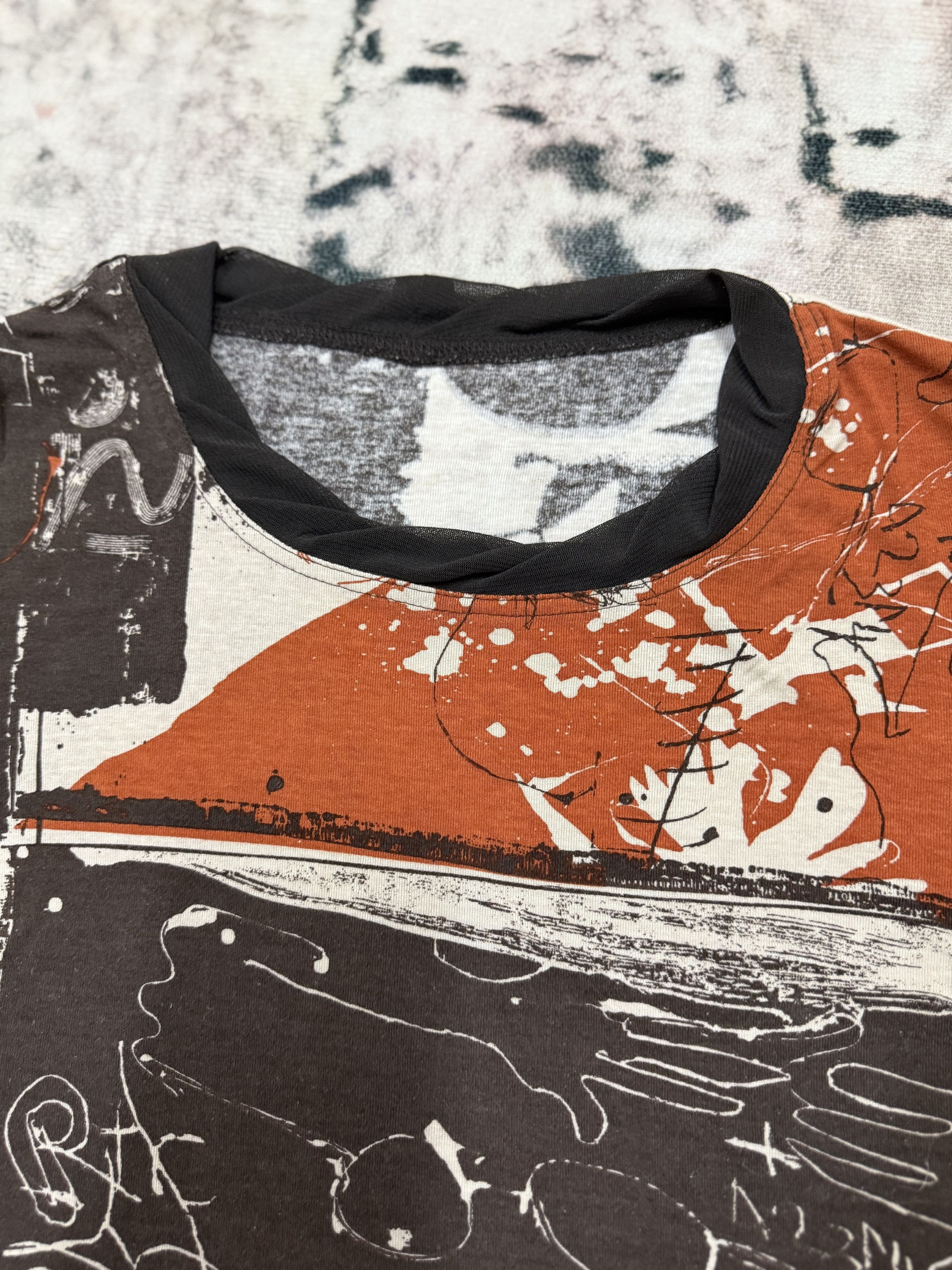 Japanese Brand × Vintage Halfmile all overpint tshirt Size S / US 4 / IT 40 - 5 Thumbnail