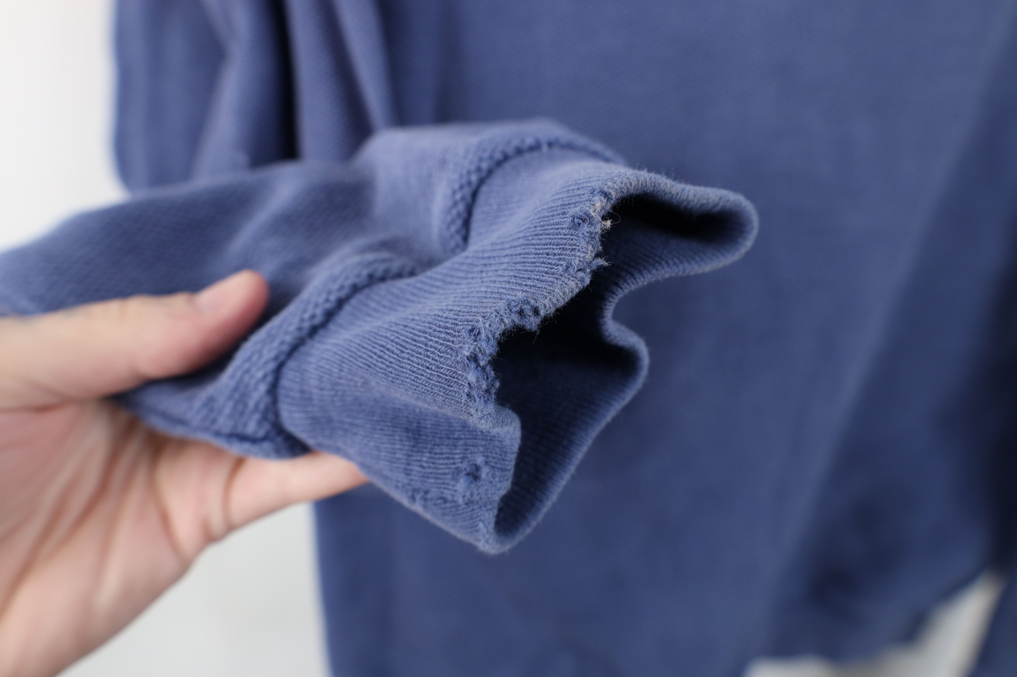 Columbia Vintage 90s Columbia Knit Heavy Thermal Sweatshirt Blue USA Size US XL / EU 56 / 4 - 8 Thumbnail