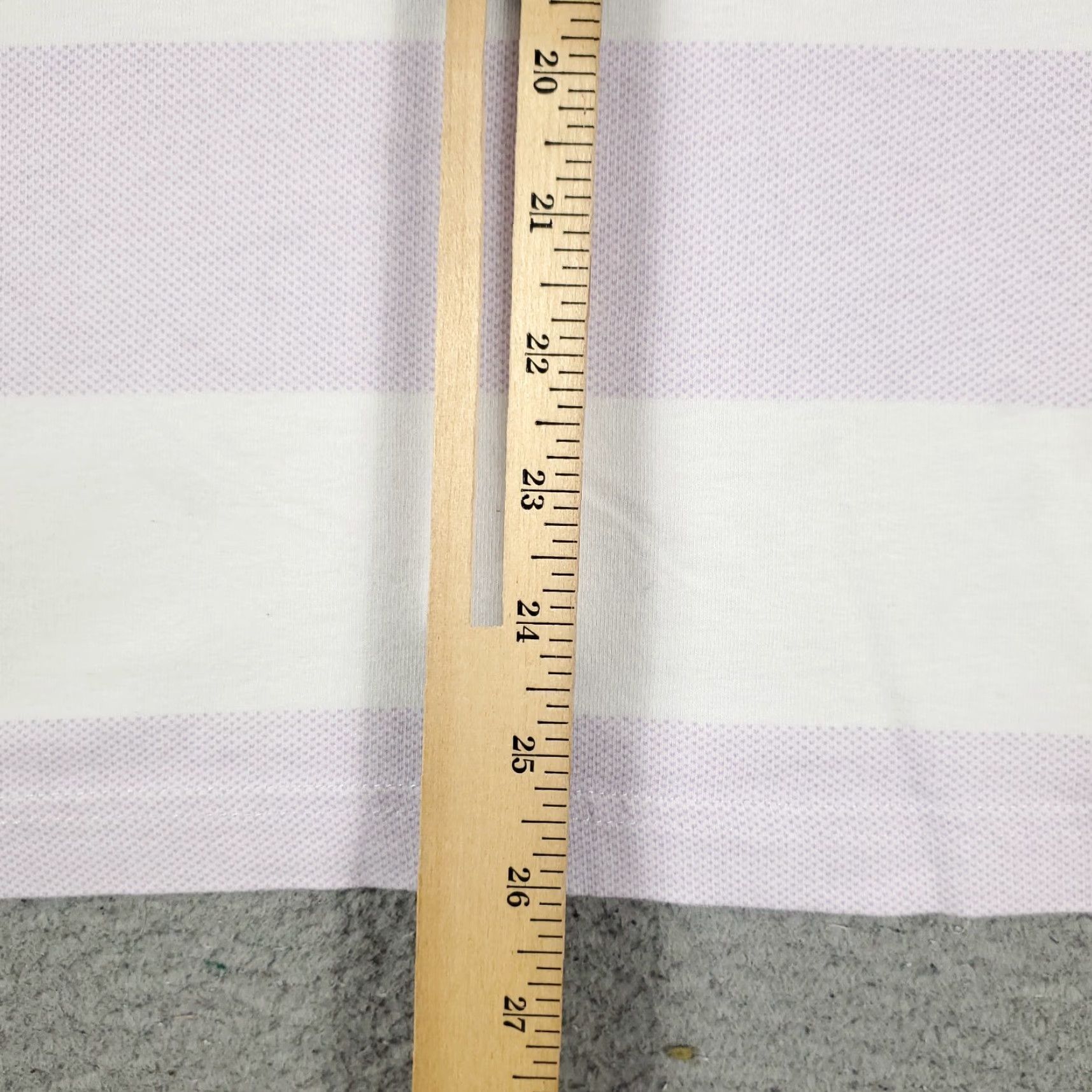 Original Penguin Original Penguin T-Shirt Mens XL Purple White Striped Casual Short Sleeve Size US XL / EU 56 / 4 - 7 Thumbnail