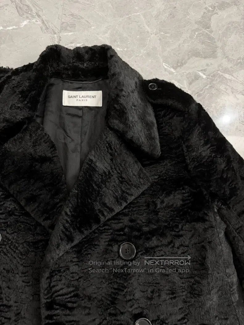 Saint Laurent Paris Saint Laurent Paris Black Snake Chain Recycled Fur Court S Size US M / EU 48-50 / 2 - 4 Thumbnail