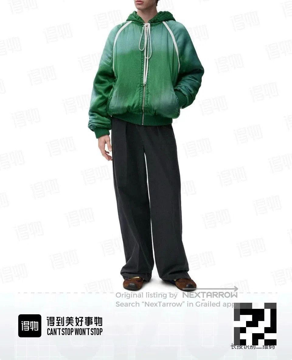 Loewe men's green gradient hoodie from Loewe. Size US L / EU 52-54 / 3 - 9 Thumbnail