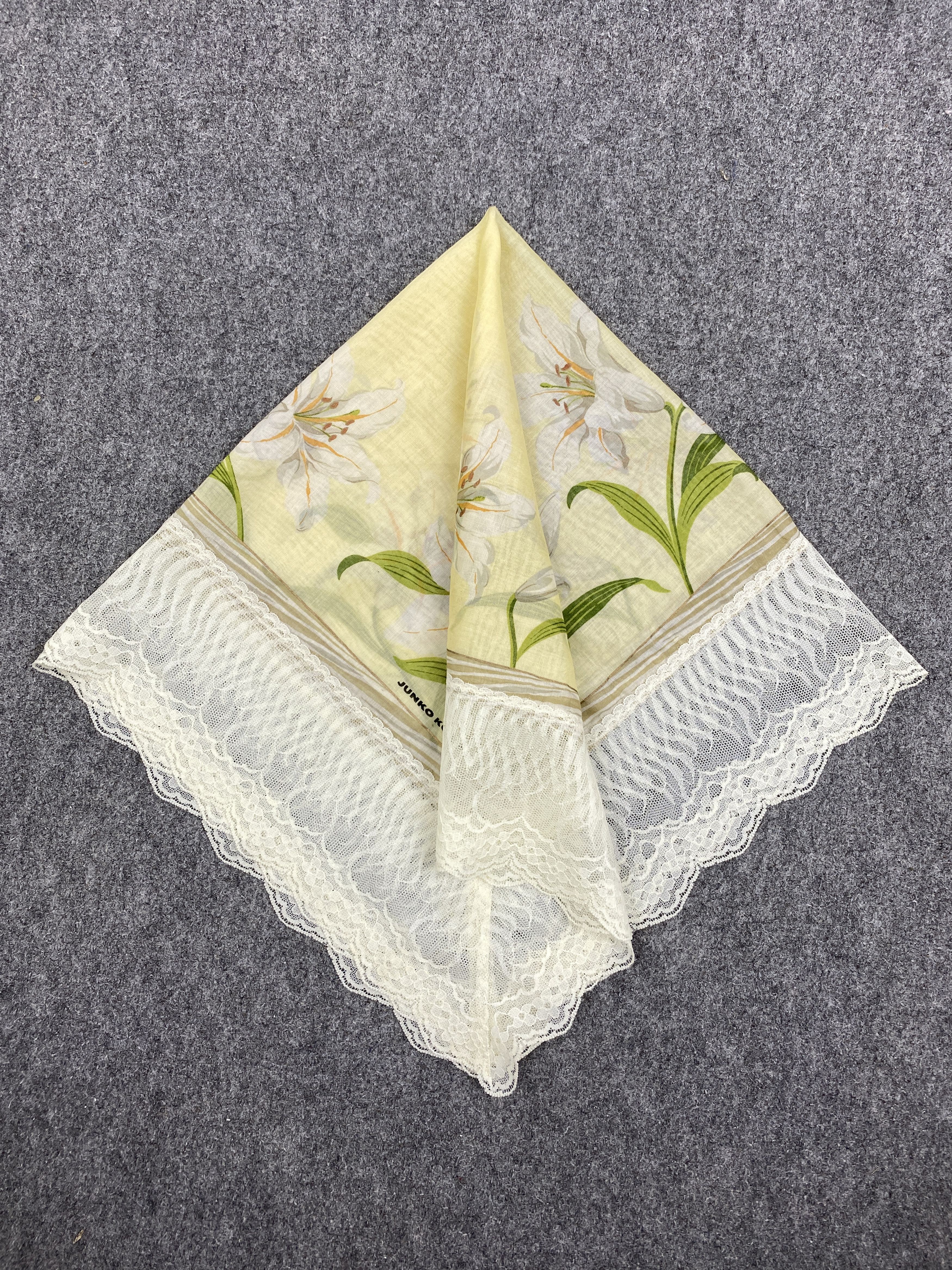 Japanese Brand Junko Koshino Handkerchief / Neckerchief HKC0644 Size ONE SIZE - 3 Thumbnail