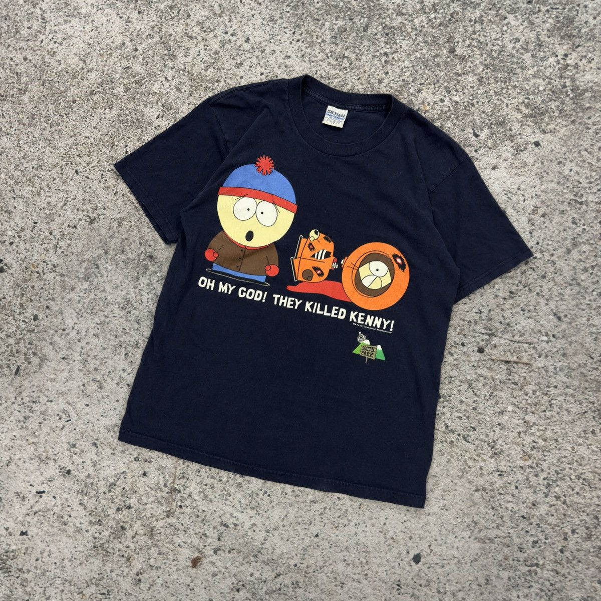 Vintage 90s South Park Oh My God They Killed Kenny Tee Size US L / EU 52-54 / 3 - 6 Thumbnail
