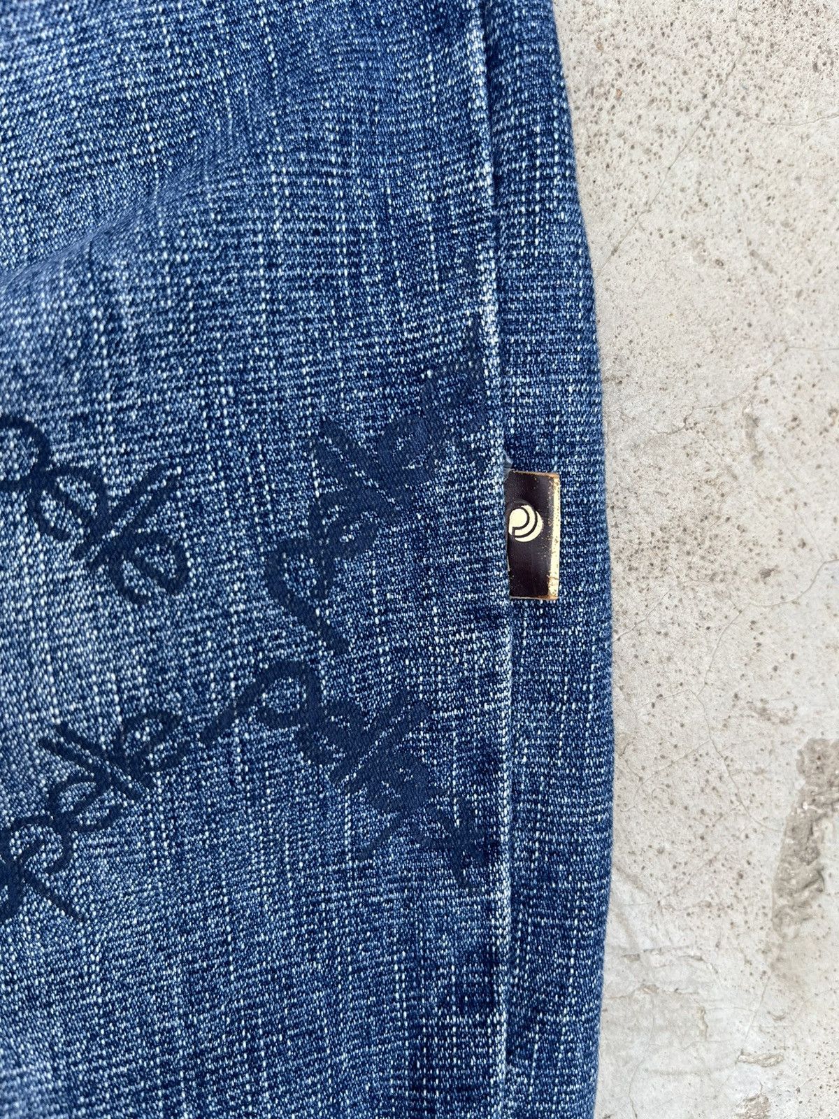 Japanese Brand 🌀RARE PELLE PELLE ICONIC YELLOW STITCHING AND COOL DESIGN Size US 34 / EU 50 - 4 Thumbnail