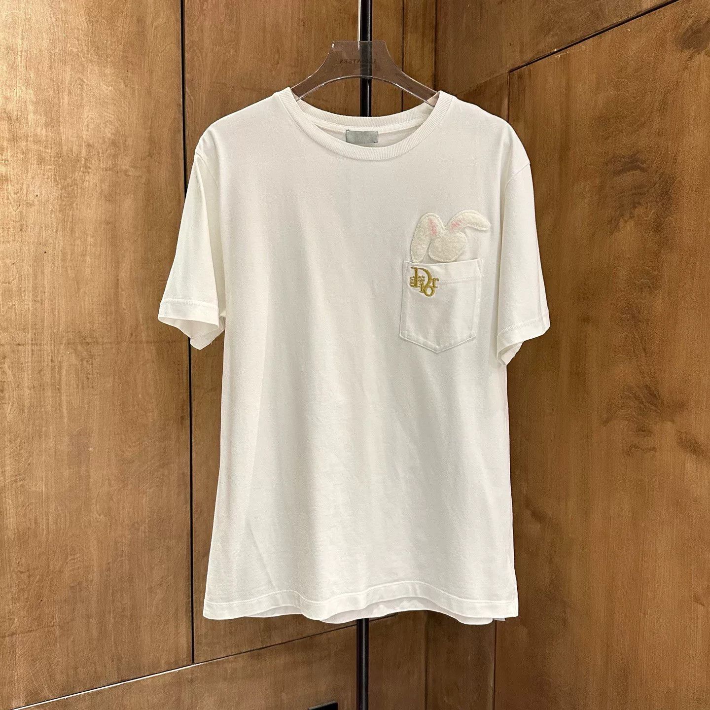 Dior Dior Limited Embroidered White T-Shirt S Women Size S / US 4 / IT 40 - 1 Thumbnail