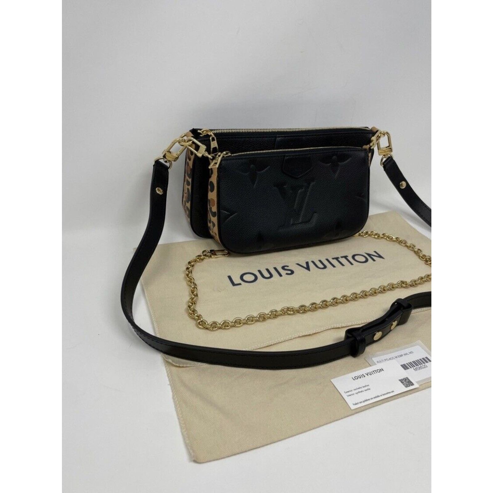 Louis Vuitton Louis Vuitton Wild At Heart Multi Pochette Accessoires Black Size ONE SIZE - 4 Thumbnail