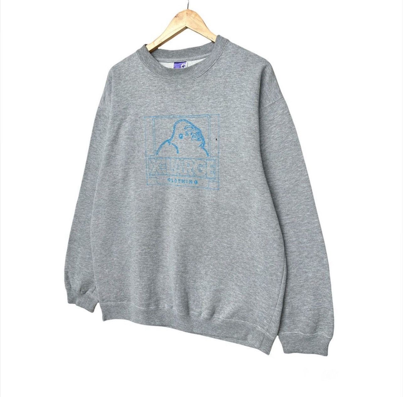 Vintage × Xlarge Vintage 90s XLarge Sweatshirt Xlarge Crewneck Size US L / EU 52-54 / 3 - 2 Thumbnail