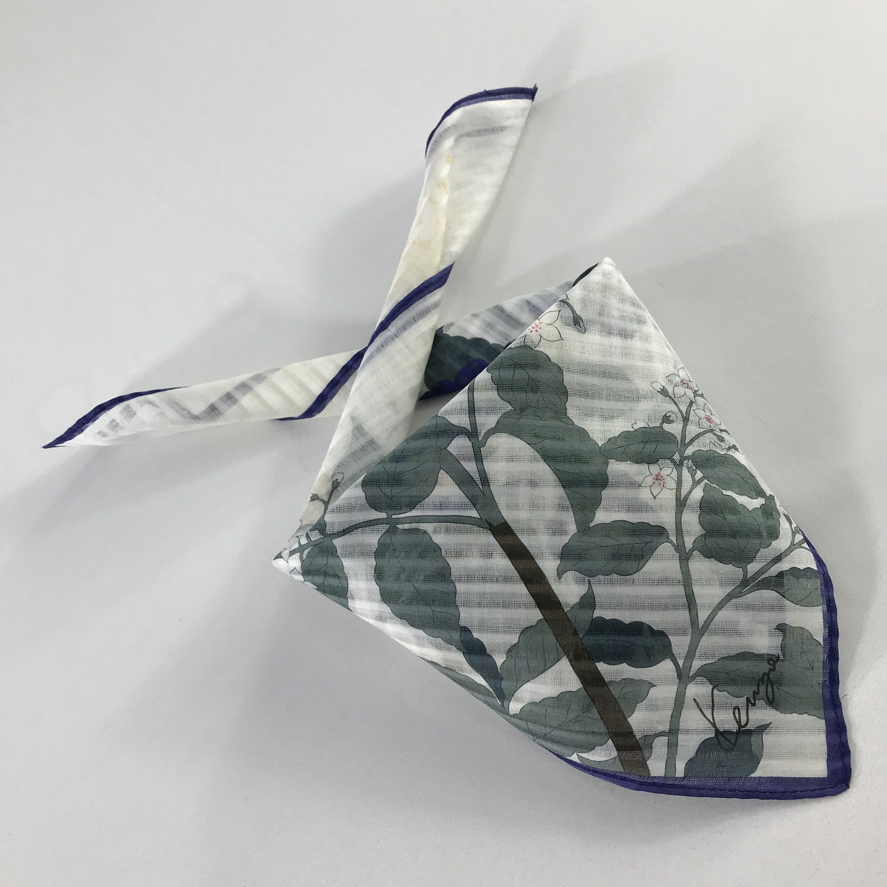 Kenzo × Vintage Kenzo Bandana / Handkerchief / Neckerchief - S961 Size ONE SIZE - 4 Thumbnail