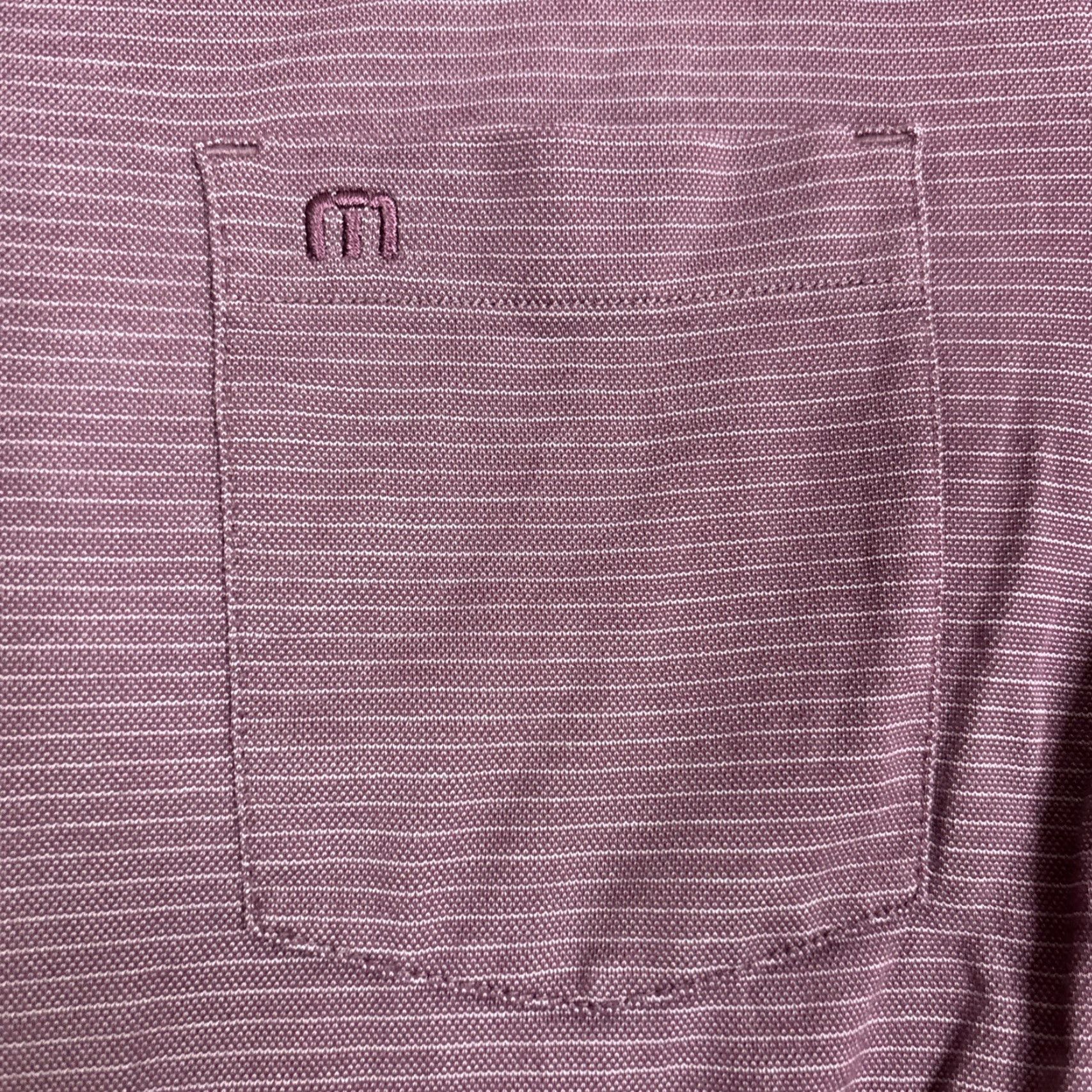 TravisMathew Travis Mathew Men’s Golf Polo Shirt M Short Sleeve Purple Barefoot Golf Size US M / EU 48-50 / 2 - 2 Thumbnail
