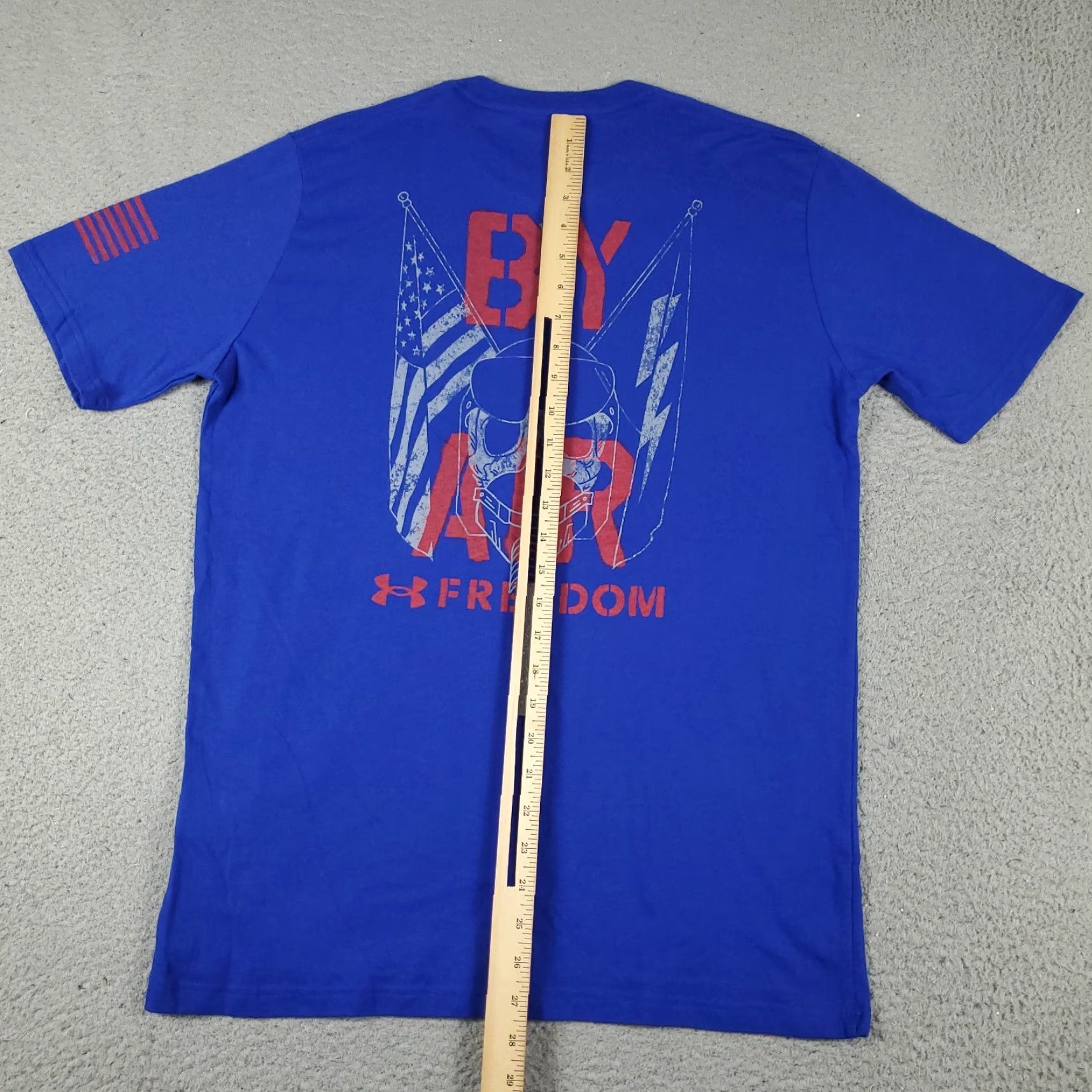 Under Armour Under Armour T-Shirt Mens Medium Blue Casual Short Sleeve Sports Regular Fit Size US M / EU 48-50 / 2 - 4 Thumbnail