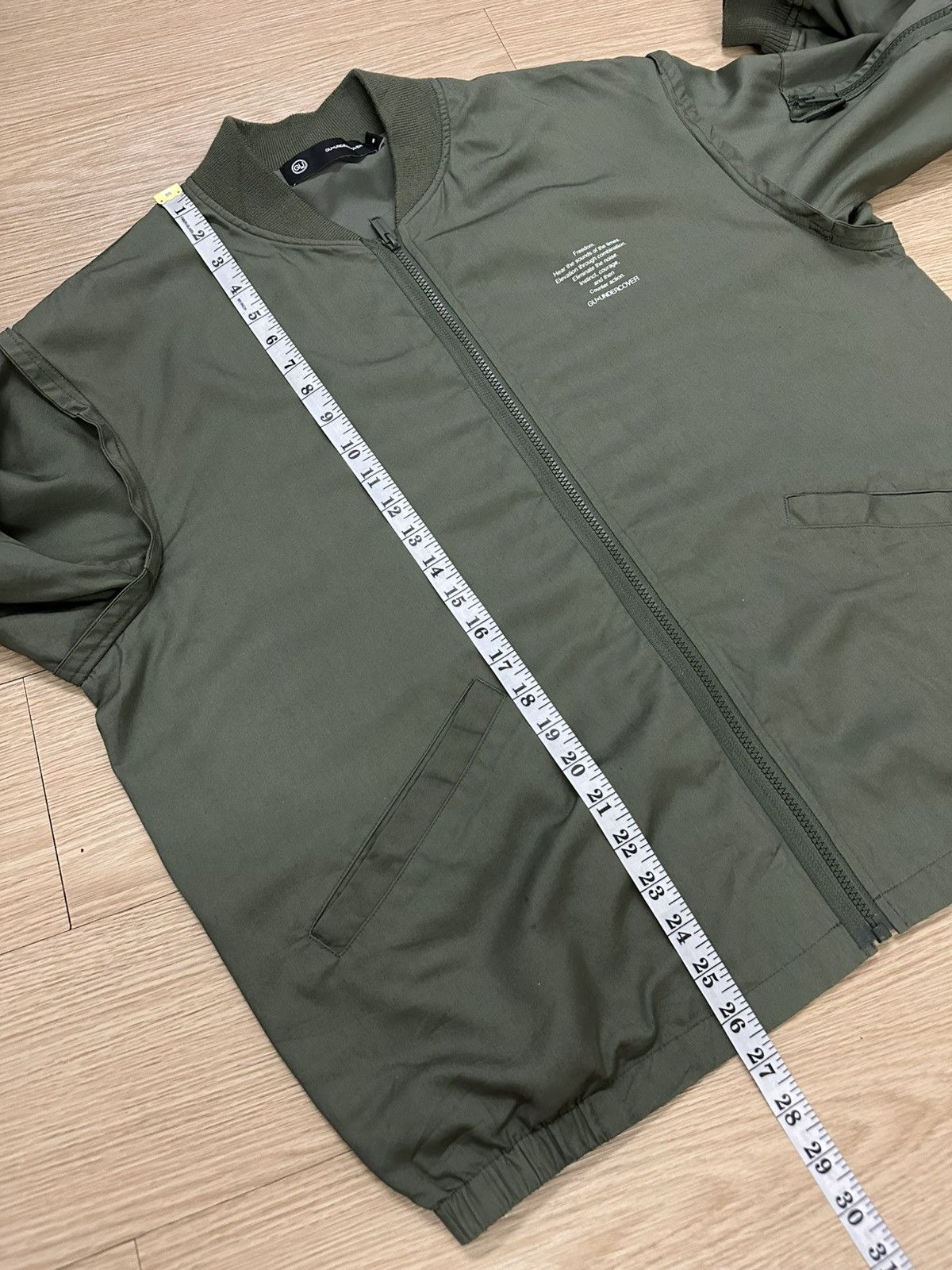 GU × Undercover Rare Beautiful GU Undercover Mickey Mouse Bomber Jacket Size US M / EU 48-50 / 2 - 14 Thumbnail