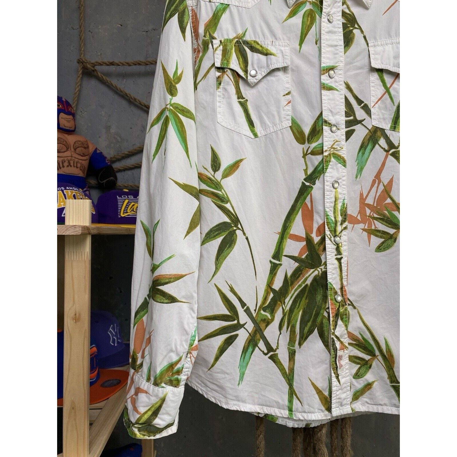 Mambo Vintage HO Daddy Mambo Tropical Pattern Button Up Shirt Size US M / EU 48-50 / 2 - 5 Thumbnail