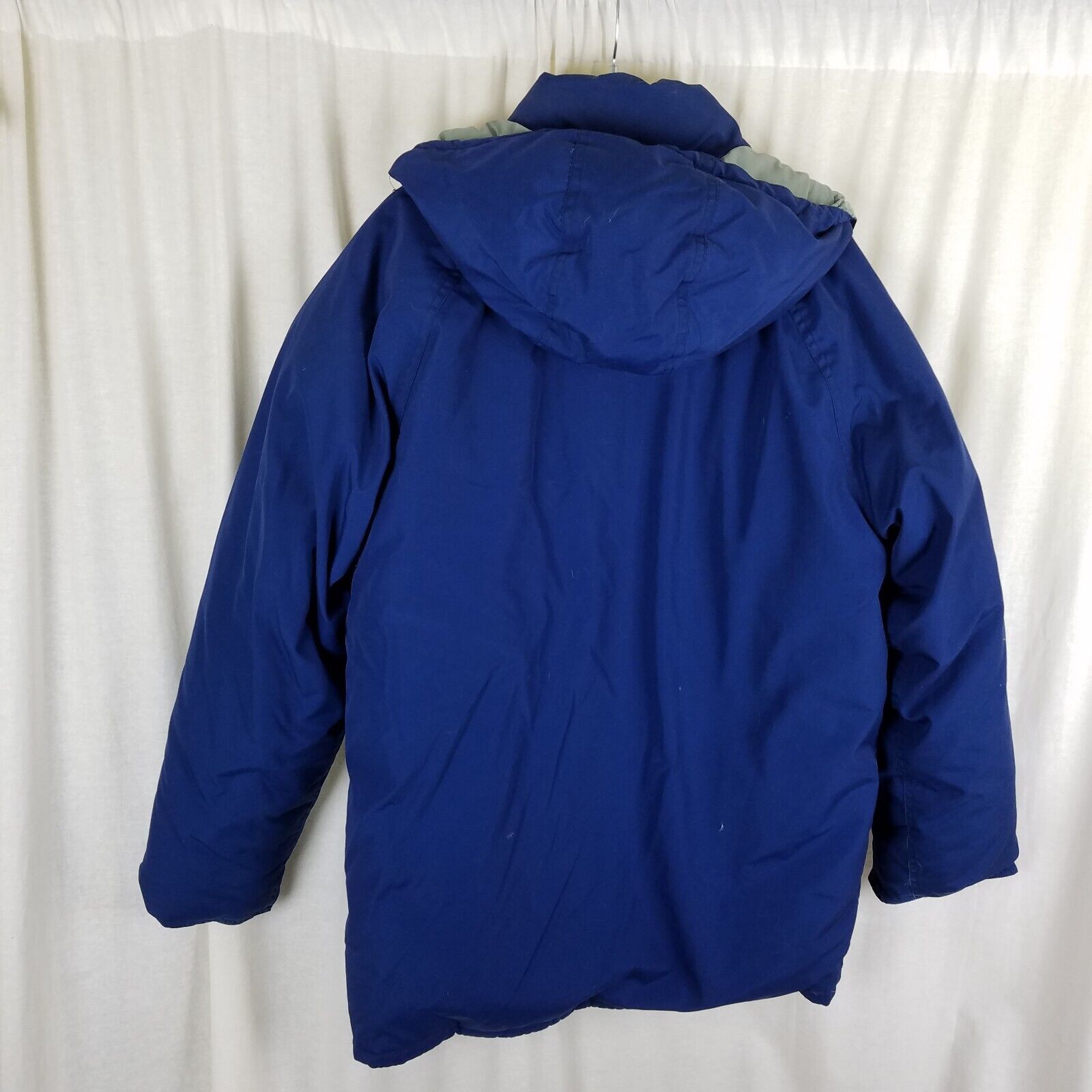 Vintage Vtg Hermans Goose Down Puffer Jacket Parka Mens L Navy Blue Size US L / EU 52-54 / 3 - 4 Thumbnail