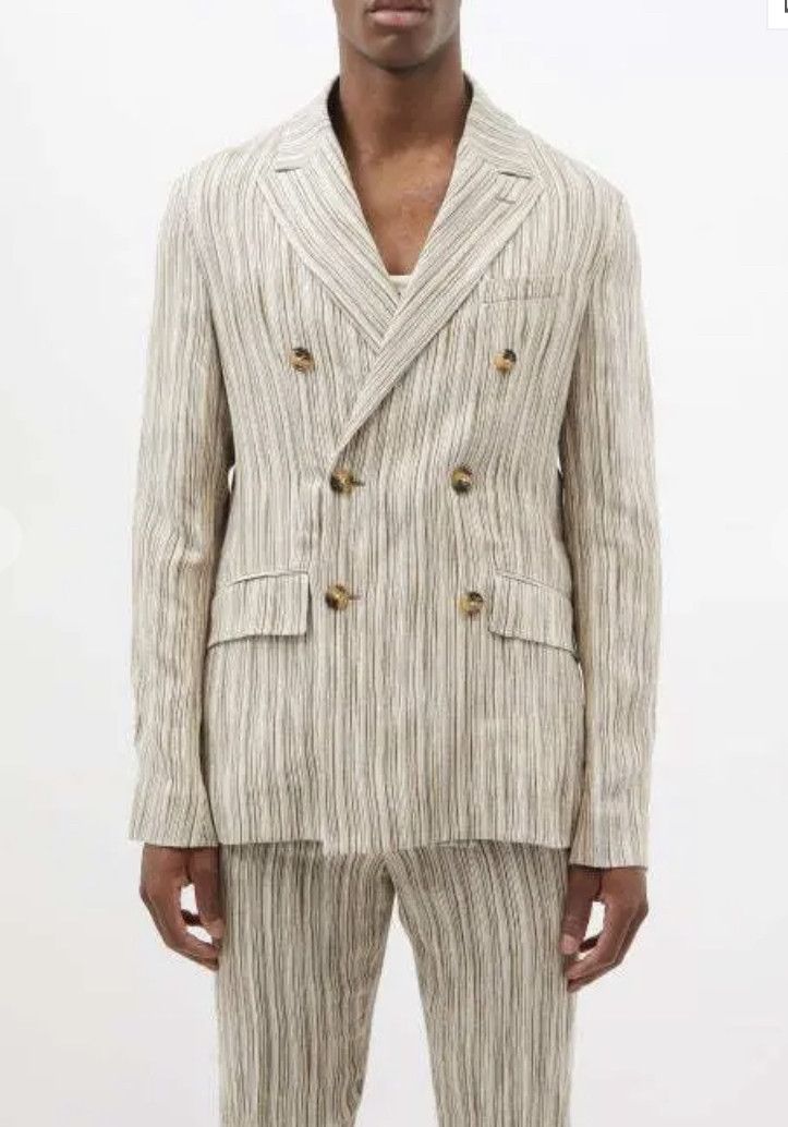 Amiri Stripped Suite or Single Size 44R - 2 Thumbnail