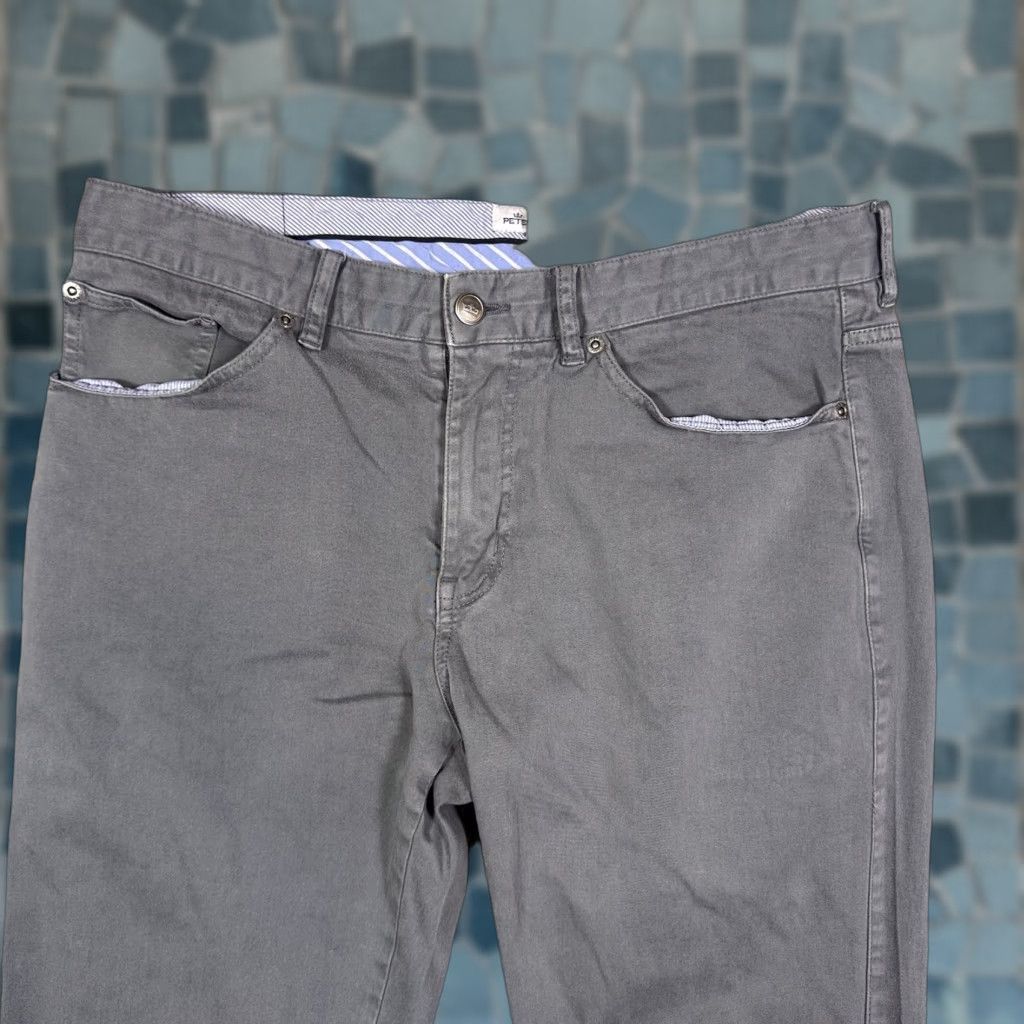 Peter Millar Peter Millar Ultimate Sateen Five-Pocket Pants Men's 34x26 Chino Trouser MF19B39 Size US 34 / EU 50 - 1 Thumbnail
