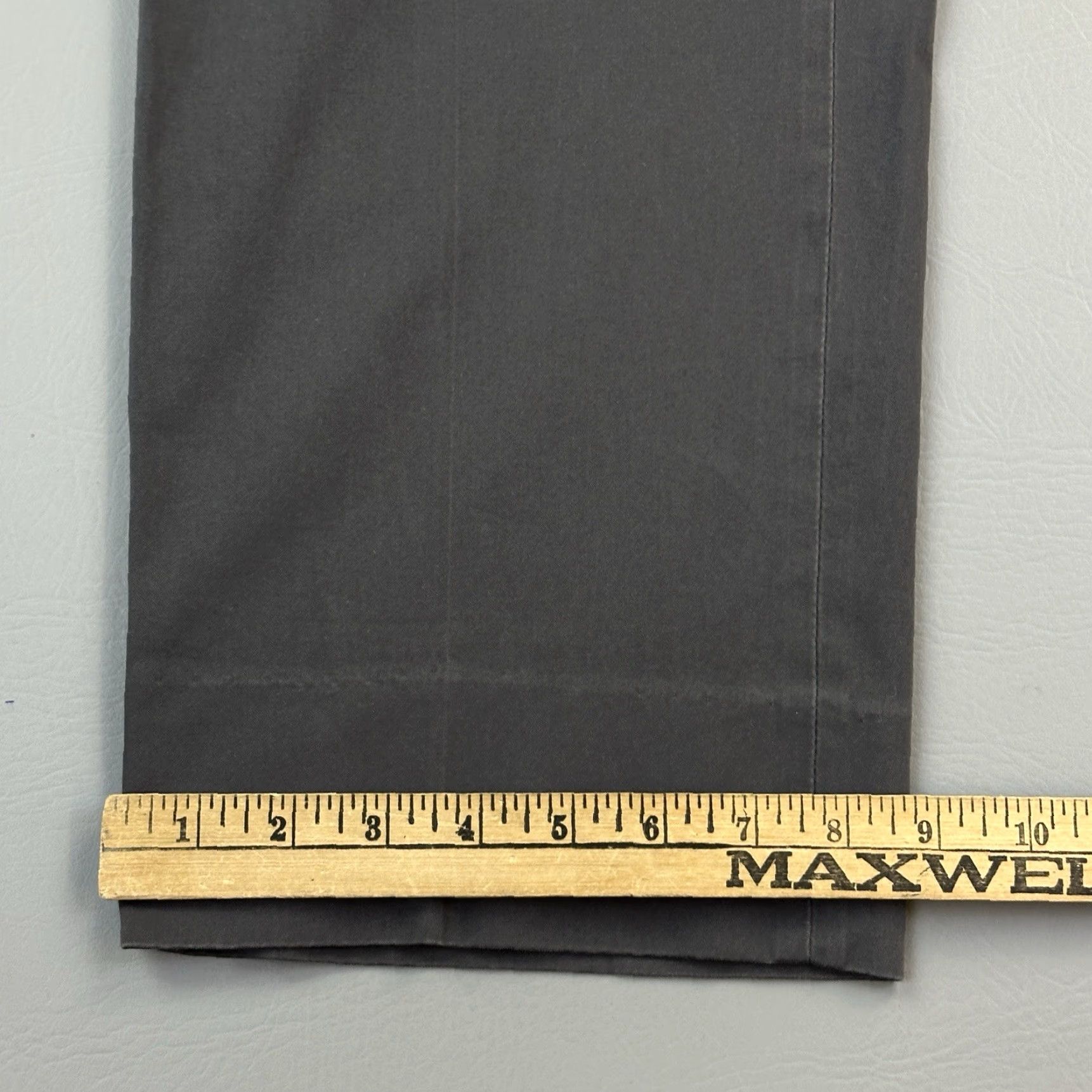 Vintage Hiltl Perfetto Pants Mens 36x30 Gray Cotton Stretch Dress Chino Trousers Size US 36 / EU 52 - 4 Thumbnail