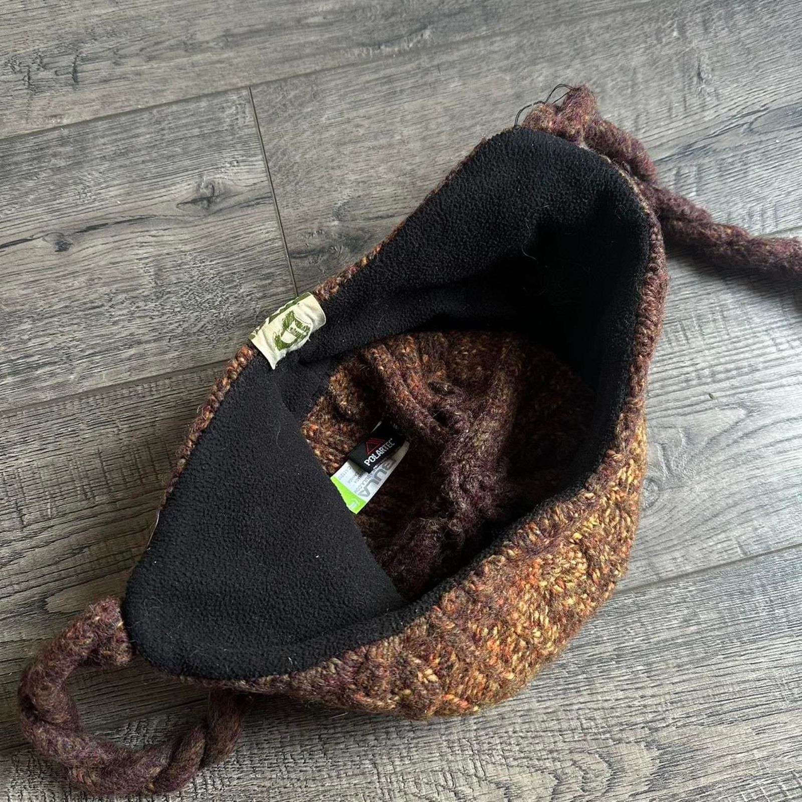 Vintage Vintage Y2K Chunky Knit Bula Wool Ear Flap Ski Beanie Hat Size ONE SIZE - 7 Thumbnail