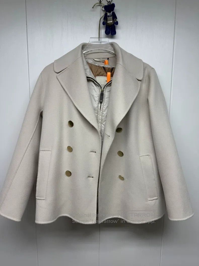 Max Mara Max Mara Double-Breasted Wool Melton Coat Size XS / US 0-2 / IT 36-38 - 1 Thumbnail