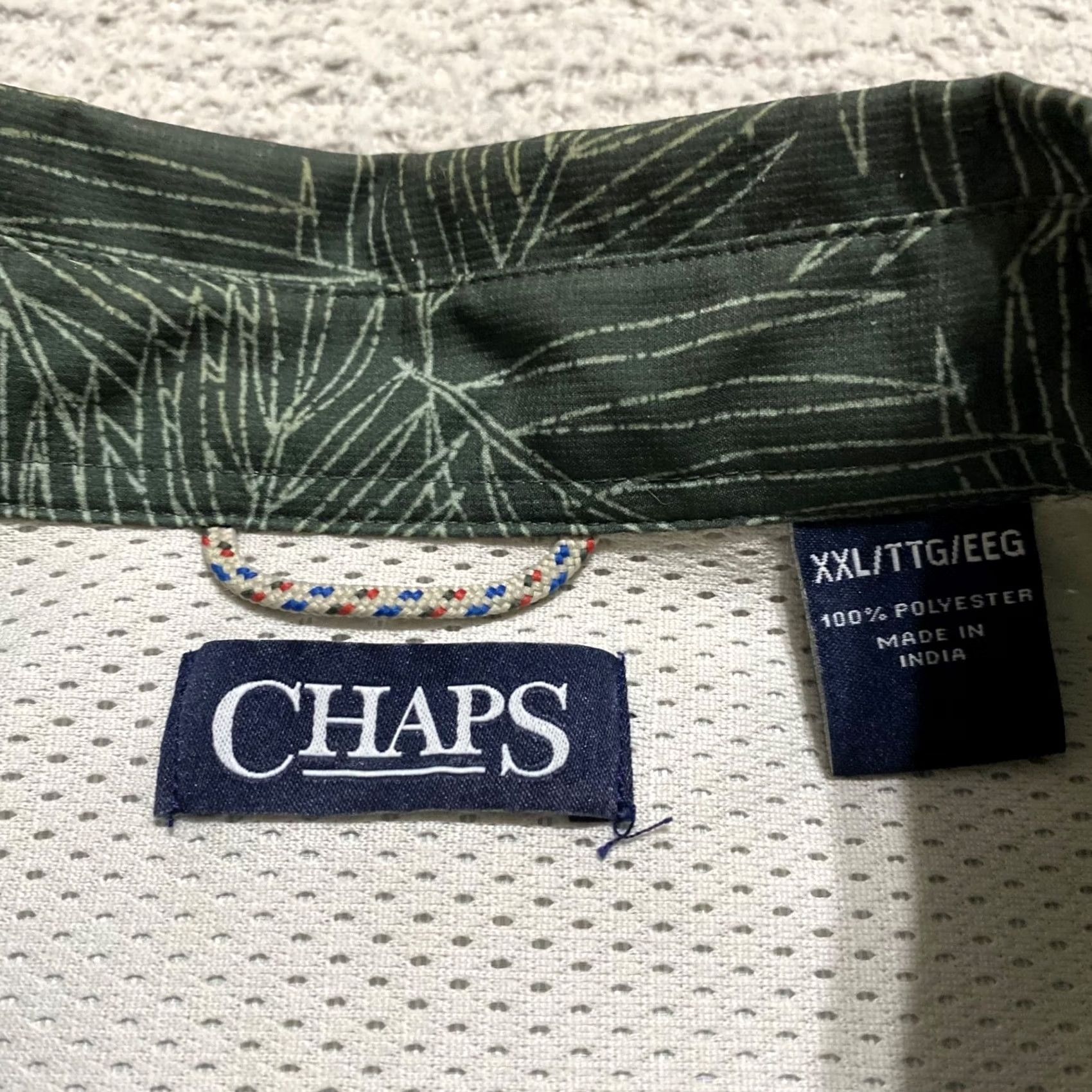Chaps Chaps Ralph Lauren Shirt Floral Button-Down Green 2XL Mens Shirt Casual Shirt 2XL Green Floral Button-Up Chaps Mens Shirt Size US XXL / EU 58 / 5 - 3 Thumbnail
