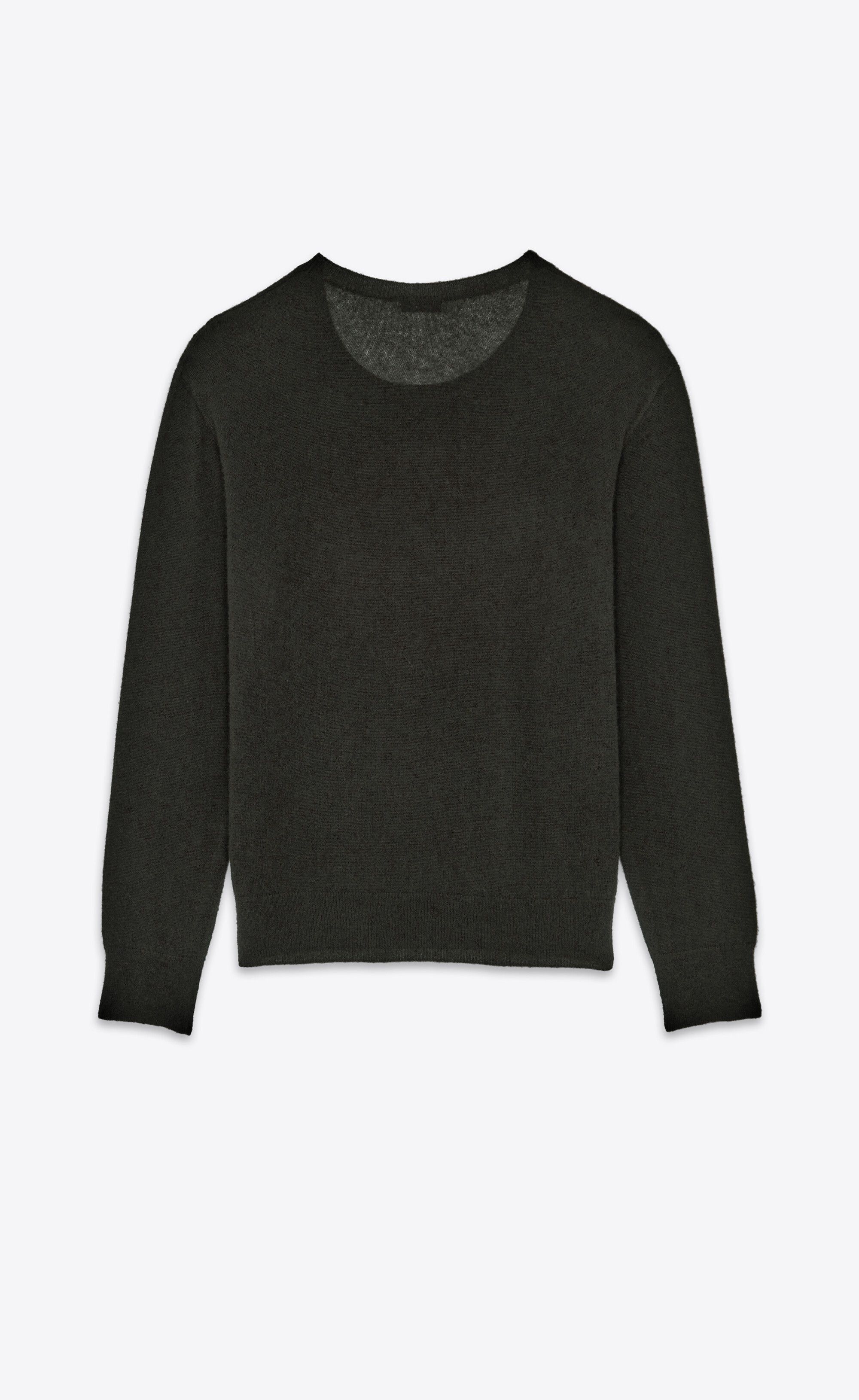 Saint Laurent Paris oc11z1025 780075 Sweater in Cashmere And Silk in Black Size US XS / EU 42 / 0 - 2 Thumbnail